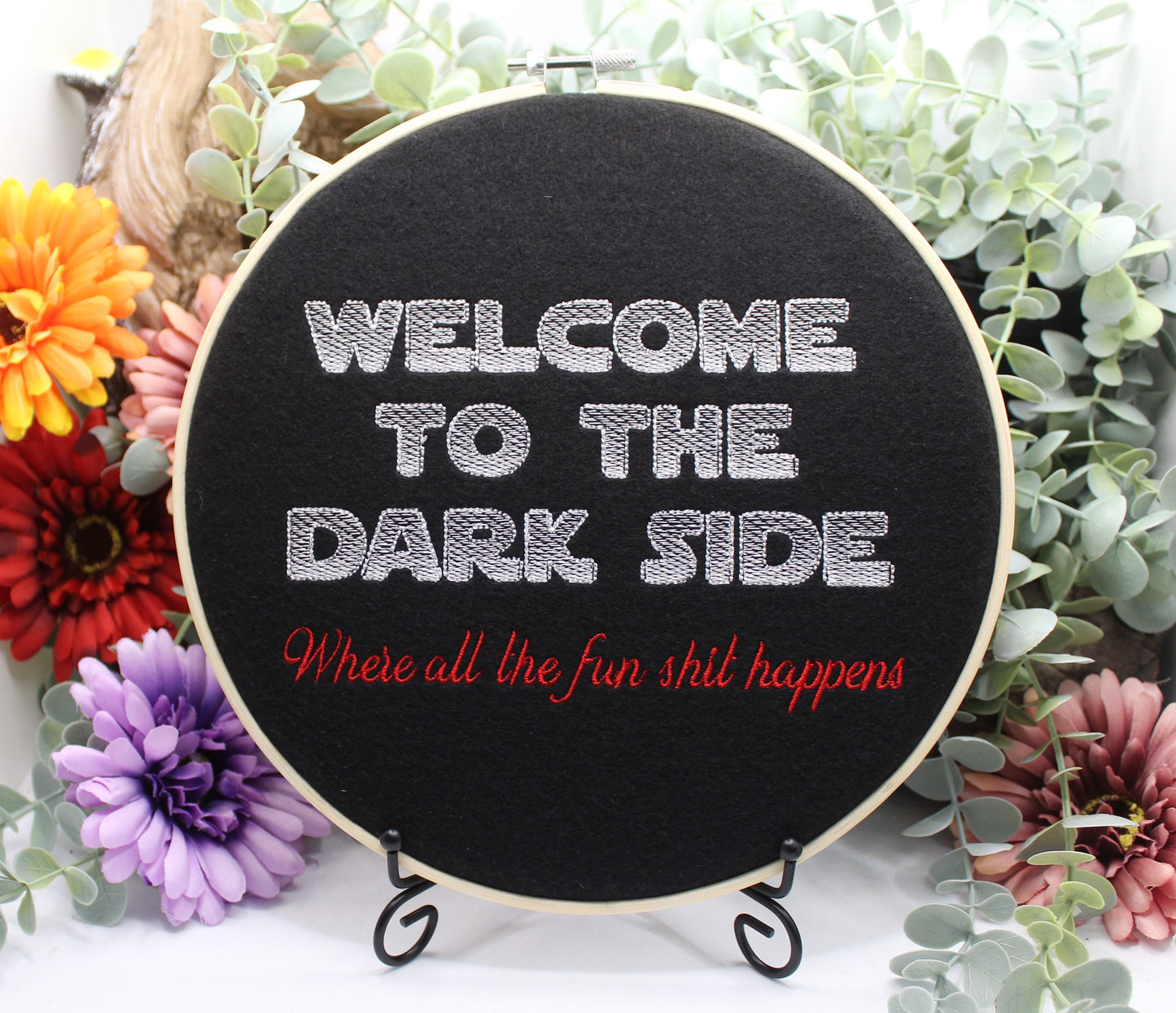 Star Wars Gift, Welcome to the Dark side where all the fun Shit happens, Christmas Gift, New Job, Gift for Him, Star-Wars Present,