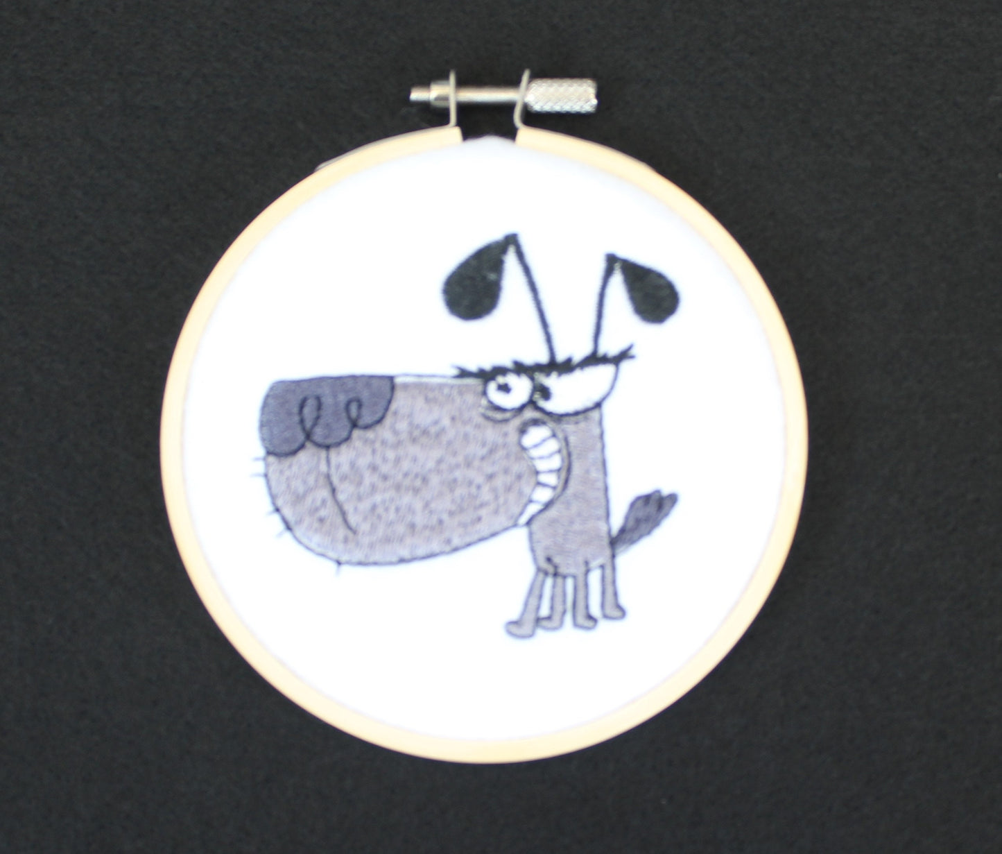 Dog lovers Embroidery Present, Funny Wall Art,  Dog Parent Gift, Fur Baby Present, Cartoon Dog Walker Art hoop, New puppy owner gift