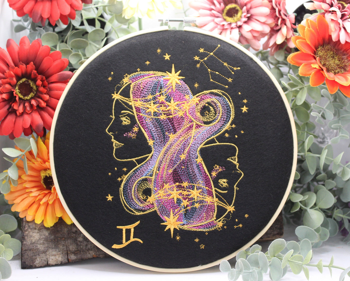 Zodiac sign Gemini, Constellations, Star Sign Birthday,  Zodiac Present, Astrology, Horoscope, New Age gift, Baby Shower, Mystic Wall Art