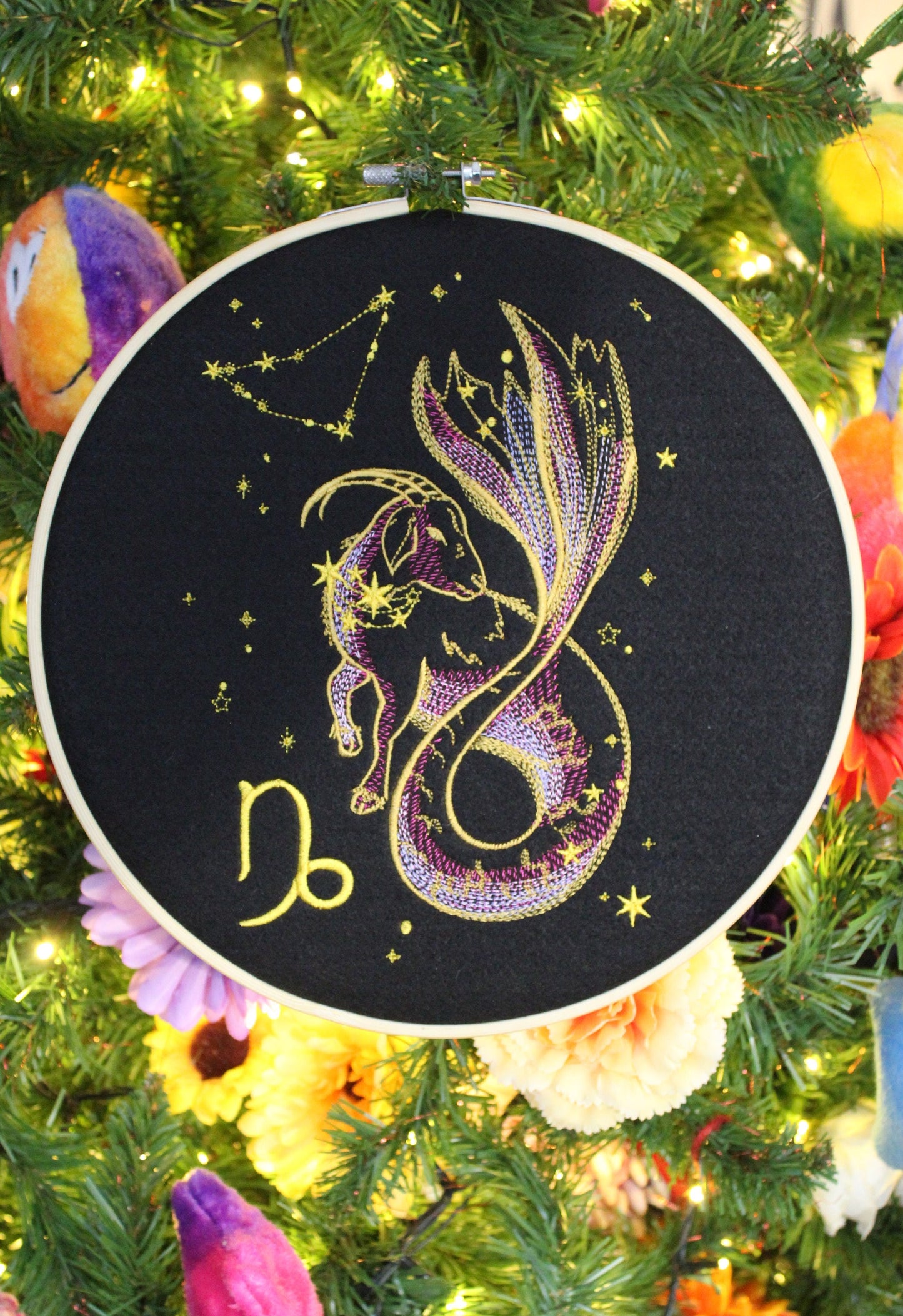 Capricorn Zodiac Birthday, Celestial Wall Art, Home Decor, Horoscope, Star-Sign, New mum, Capricorn Gift, Astrology Birthday Gift, New Age