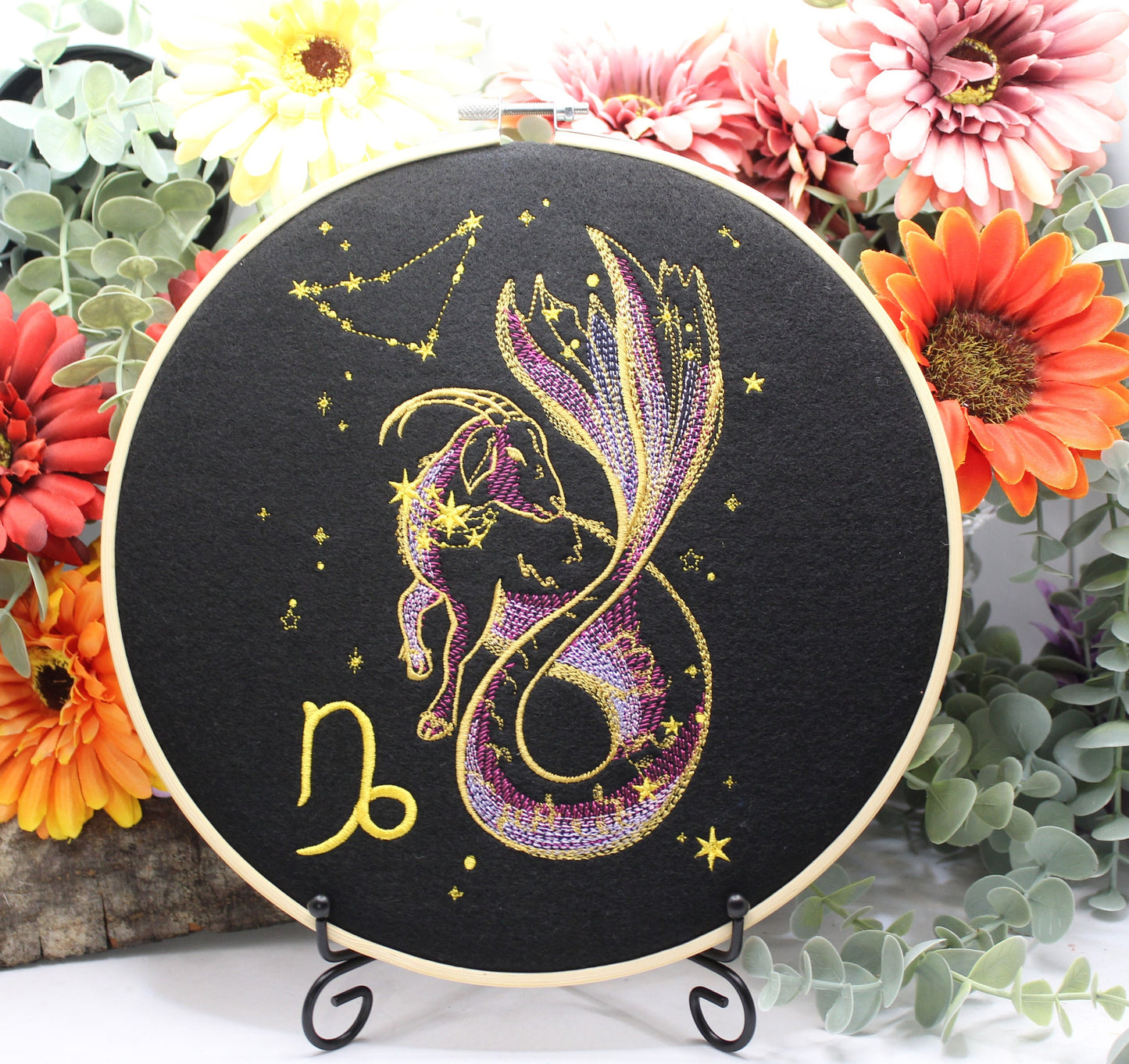 Capricorn Zodiac Birthday, Celestial Wall Art, Home Decor, Horoscope, Star-Sign, New mum, Capricorn Gift, Astrology Birthday Gift, New Age