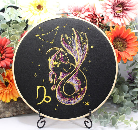 Capricorn Zodiac Birthday, Celestial Wall Art, Home Decor, Horoscope, Star-Sign, New mum, Capricorn Gift, Astrology Birthday Gift, New Age