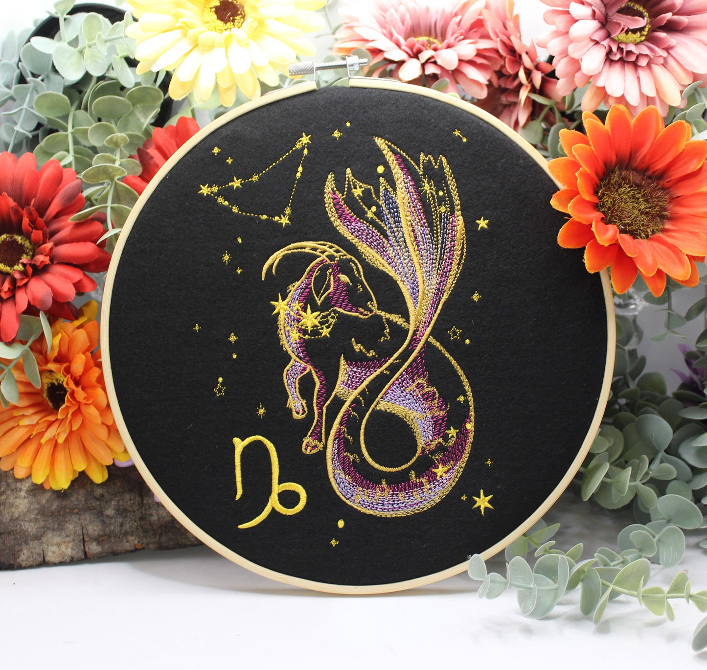 Capricorn Zodiac Birthday, Celestial Wall Art, Home Decor, Horoscope, Star-Sign, New mum, Capricorn Gift, Astrology Birthday Gift, New Age