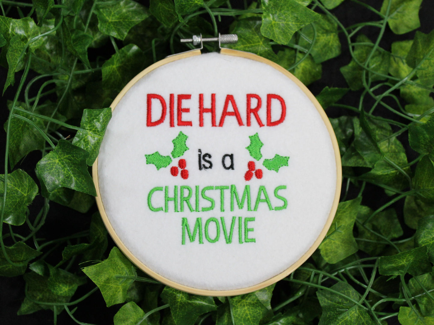 Die Hard is a Christmas Movie, Nakatomi  Plaza, Christmas Decoration, Funny Christmas, Movie Ornament, Bruce Willis Film, Yippee ki Yay,