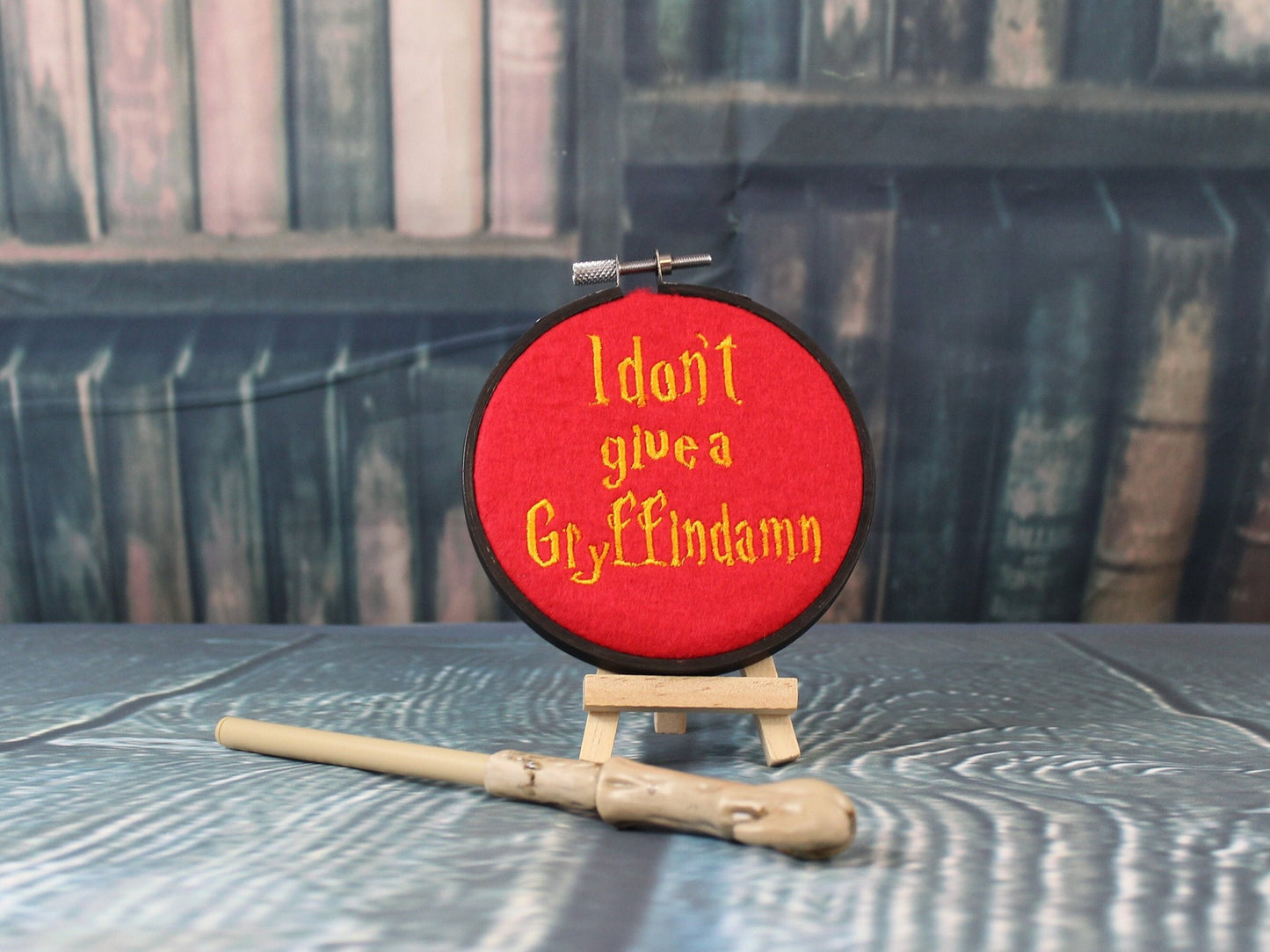 Harry Potter Gift, Don't Give a Gryffindamn, Funny Hanging Ornament, Adult Humour, Hogwarts Houses, Gryffindor, Godric Gryffindor, Mood Art