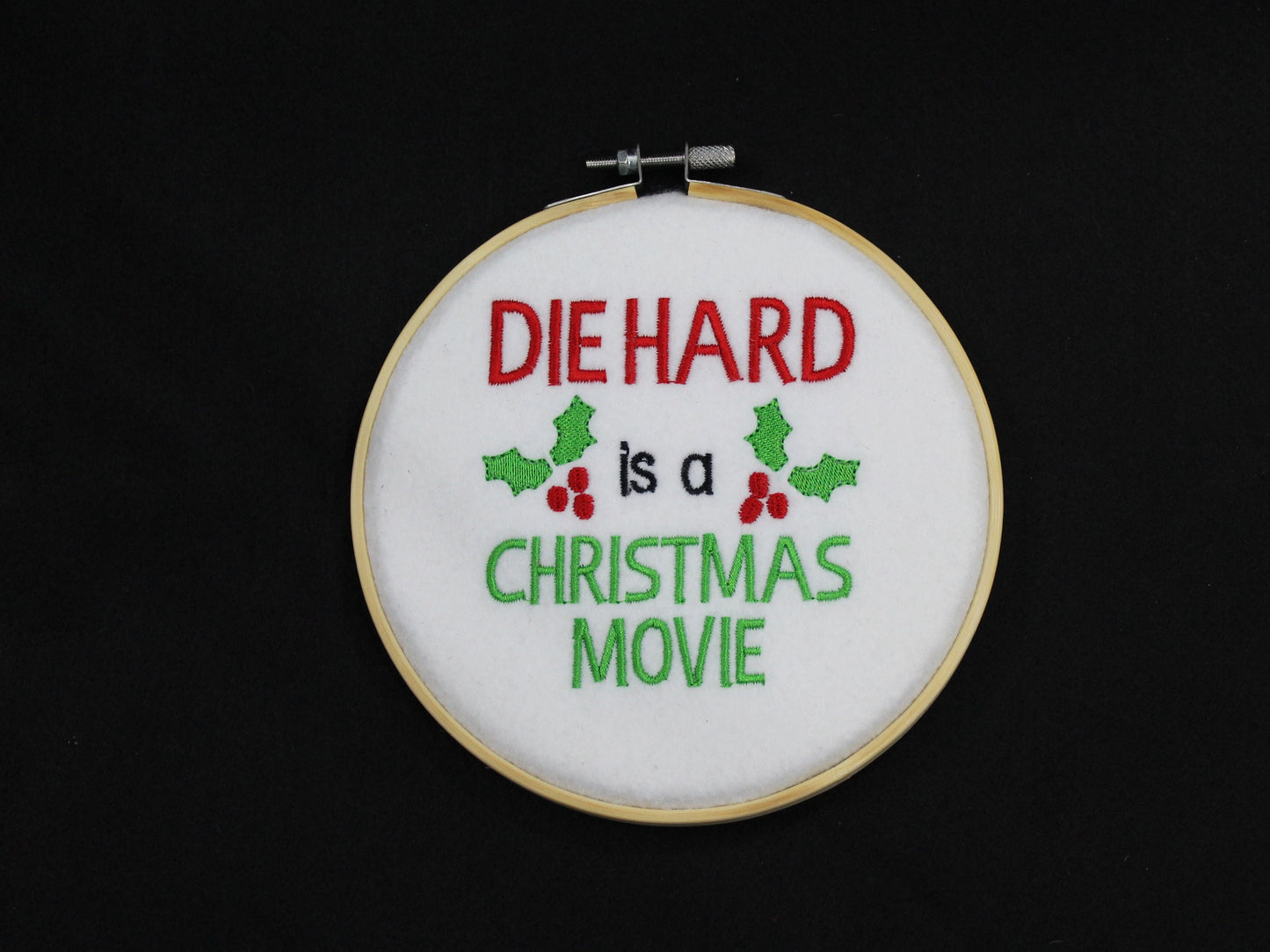 Die Hard is a Christmas Movie, Nakatomi  Plaza, Christmas Decoration, Funny Christmas, Movie Ornament, Bruce Willis Film, Yippee ki Yay,