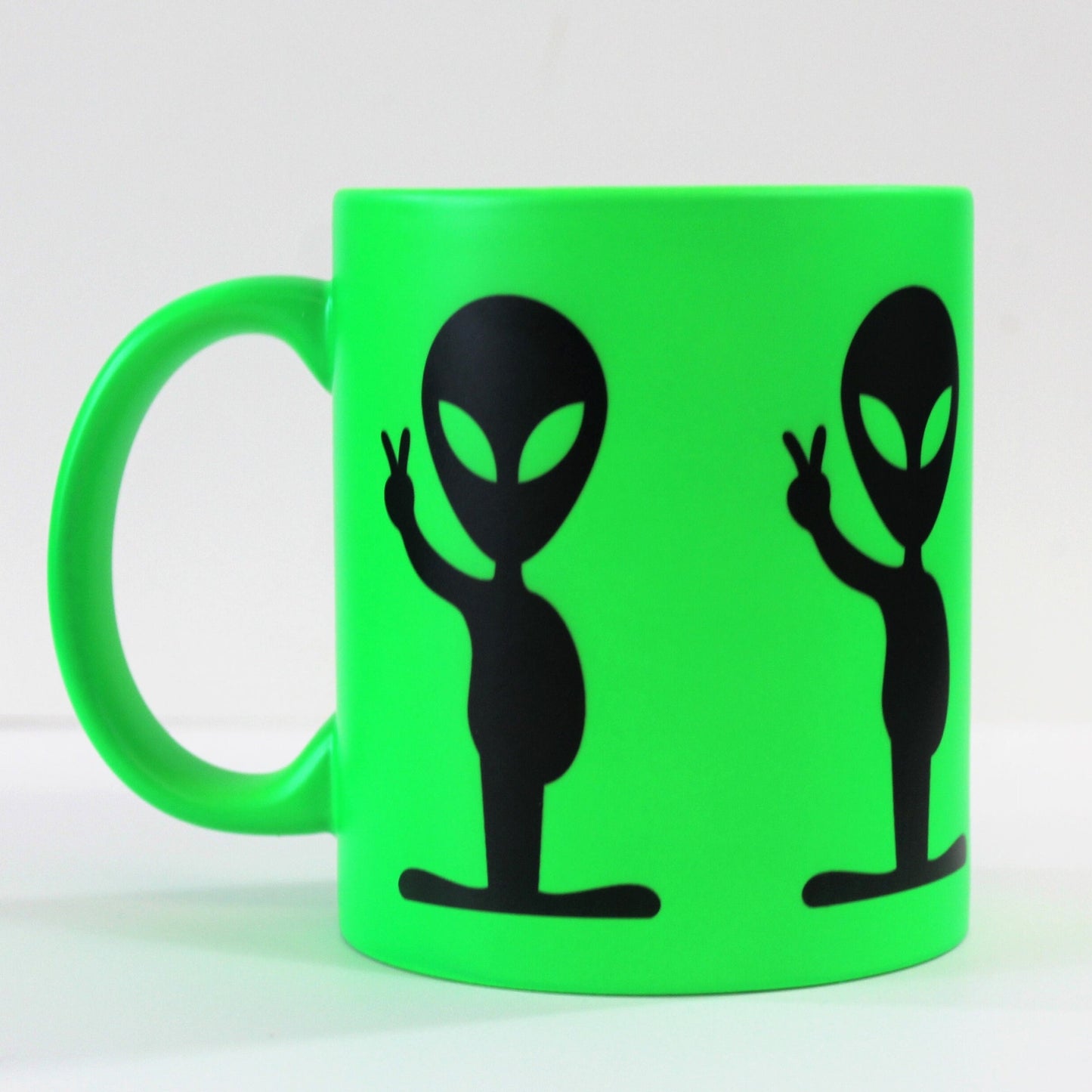 Neon Green Alien Mug