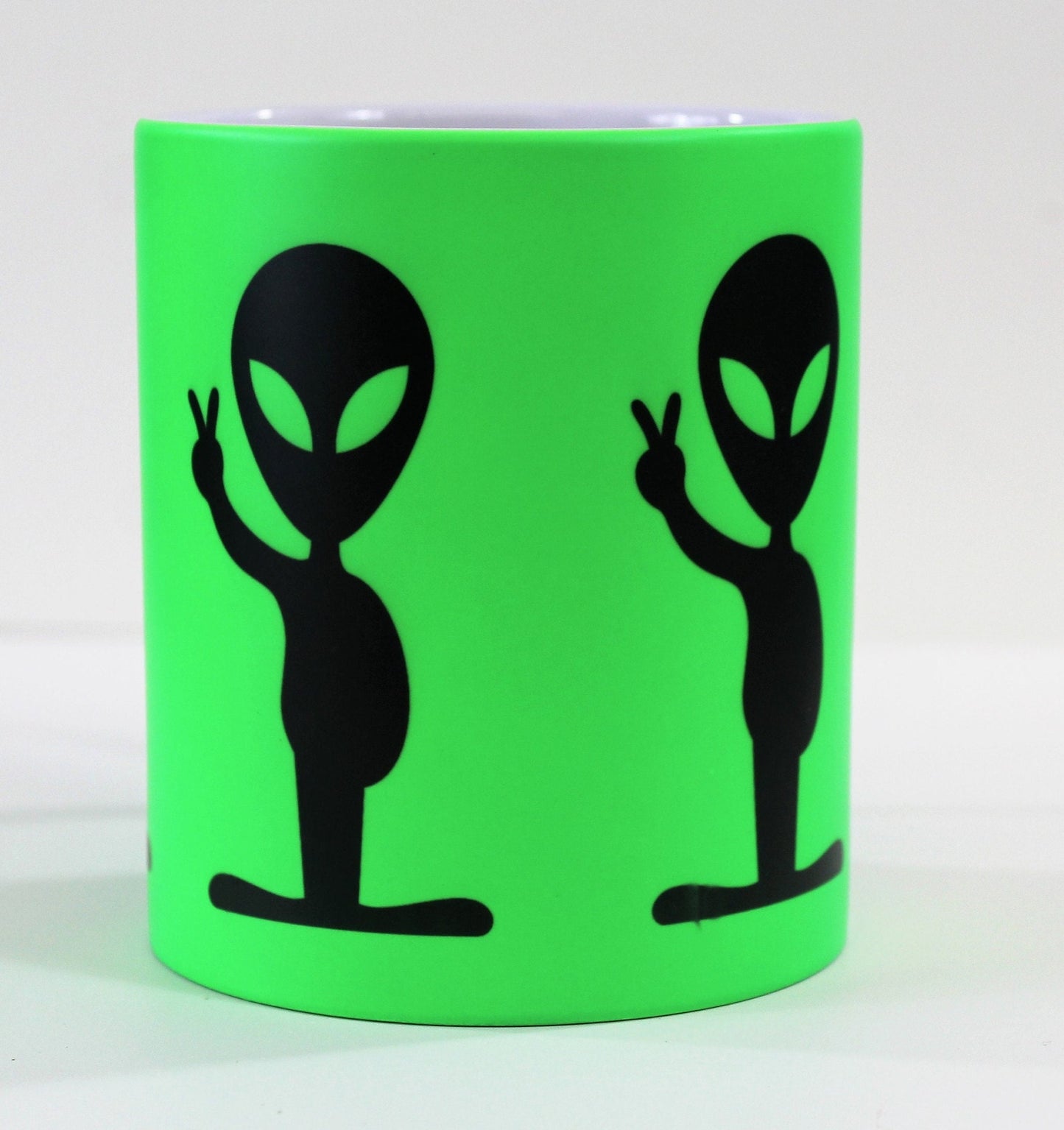 Neon Green Alien Mug