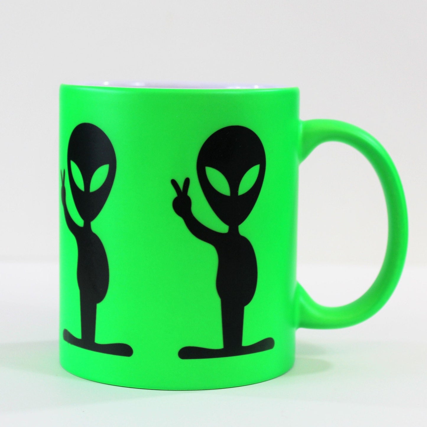 Neon Green Alien Mug