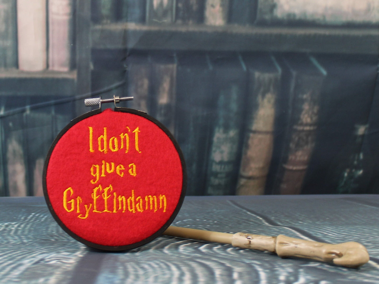 Harry Potter Gift, Don't Give a Gryffindamn, Funny Hanging Ornament, Adult Humour, Hogwarts Houses, Gryffindor, Godric Gryffindor, Mood Art