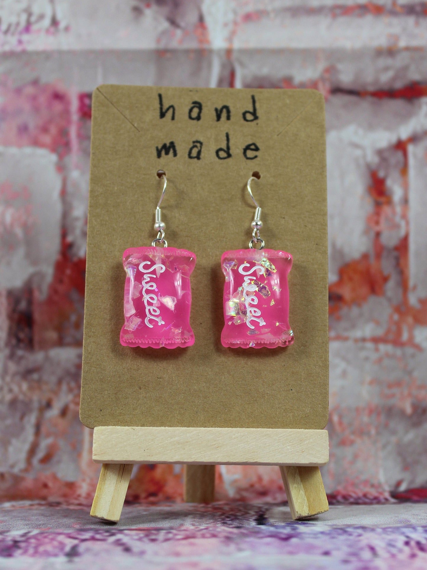 Sweet Earrings - A Cute Food Lover's Delight, Cute Food Earrings, Kawaii Food Jewellery, Sweetie Earrings, Christmas Cracker Fillers