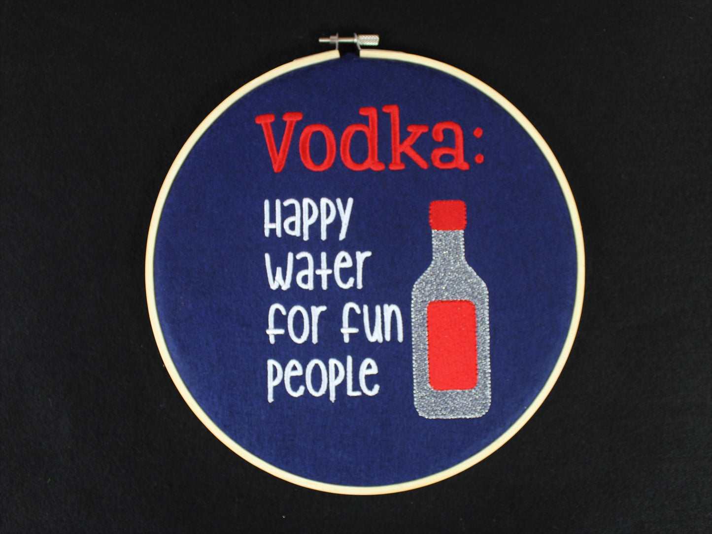 Vodka Gift, Happy Water For Fun People, Drinking Gift, Bar Gift, Gift for Her, Pick Me Up Gift, Housewarming Gift, Christmas Drinking Gift