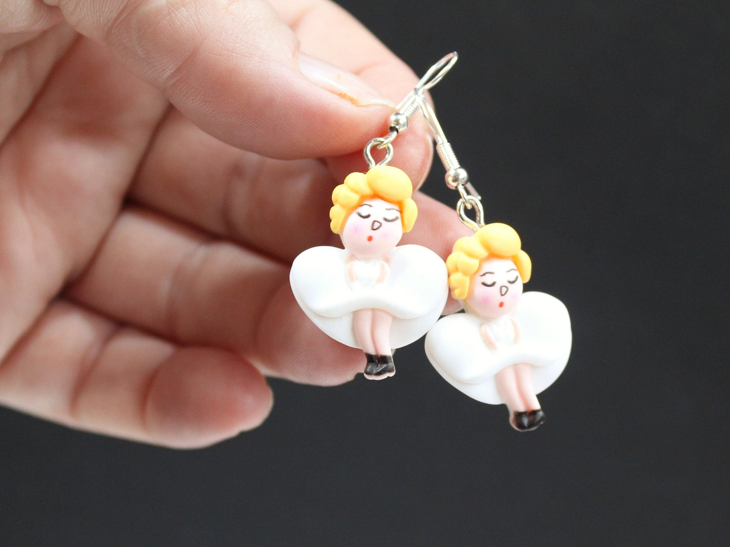 Marilyn Monroe Earrings, Movie Fan Gift, Vintage Film Style Earrings, Cool Earring Gift for Mum, Fun Easter Gift,  Cute Kawaii Earrings