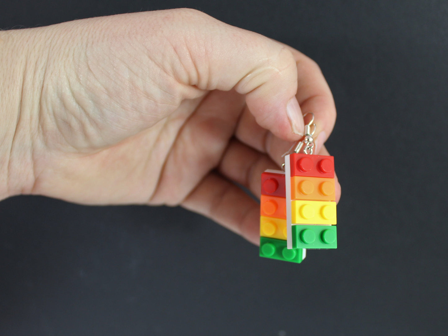 Lego Earrings, Lego jewellery, Cute Kawaii Lego Fashion Accessories, Festival Earrings, Teachers Gift, Valentine Earrings, Lego Bricks