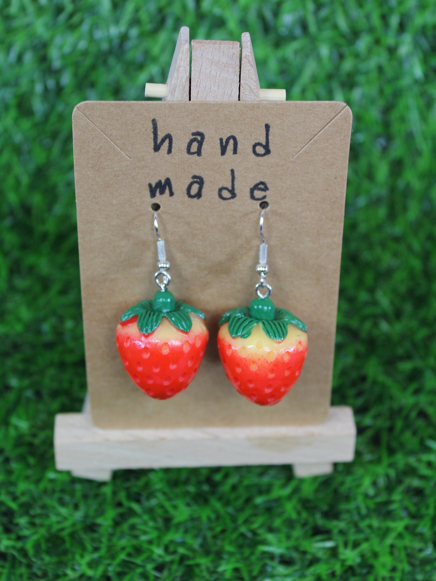 Banana Earrings, Strawberry Earrings Peeled Bananas Earrings. Unusual Cute Funny Kawaii Fruit Earrings, Friendship Gift, Fruit Earrings