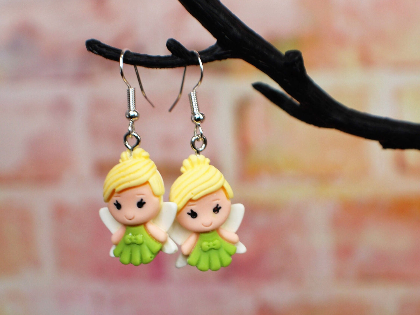 Cartoon Fairy Earrings, Fairy Earrings, Fantasy Earrings, Magical Creature Earrings, Gift for Her, Valentines Gift, Cosplay Earrings