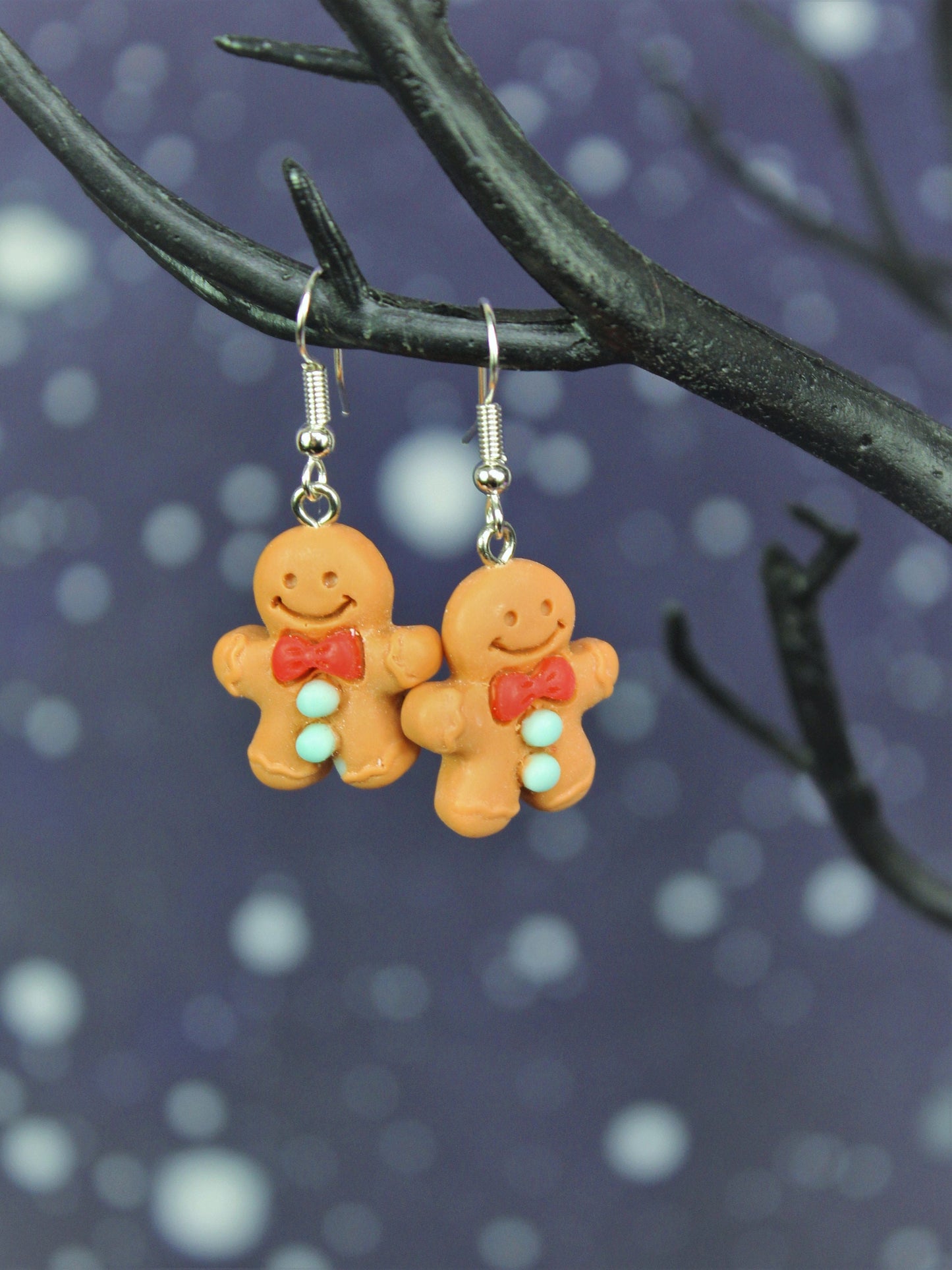 Christmas Earrings, Penguin Earrings, Gingerbread Man Earrings, Reindeer Earrings, Festive Jewellery, Christmas Earring Set, Teacher Gift,