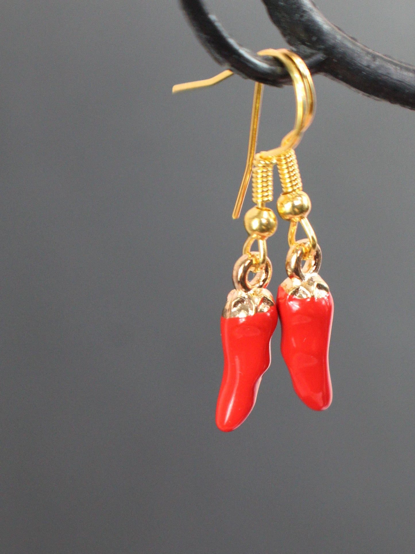 Hot Chilli Pepper Earrings, Chili earrings, Pepper Earrings,  Vegetable Earrings, Kawaii Food Earrings, Valentines Earrings, Party Earrings