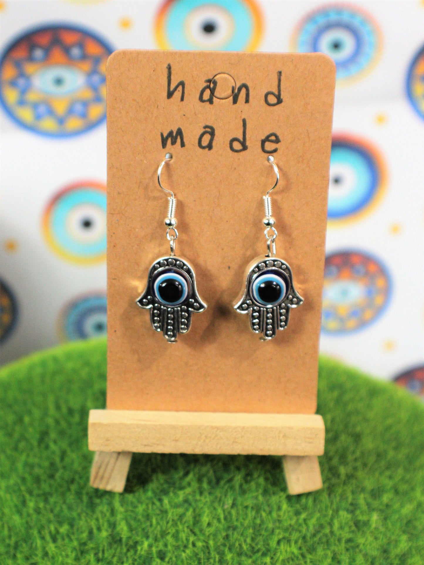 Hamsa Hand Earrings, New Age Earrings, Yoga Gift, Meditation Gift, Hand of Fatima Earrings, Anxiety Gift, Mystic Earrings, Easter Basket