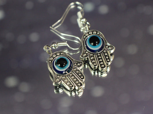 Hamsa Hand Earrings, New Age Earrings, Yoga Gift, Meditation Gift, Hand of Fatima Earrings, Anxiety Gift, Mystic Earrings, Easter Basket