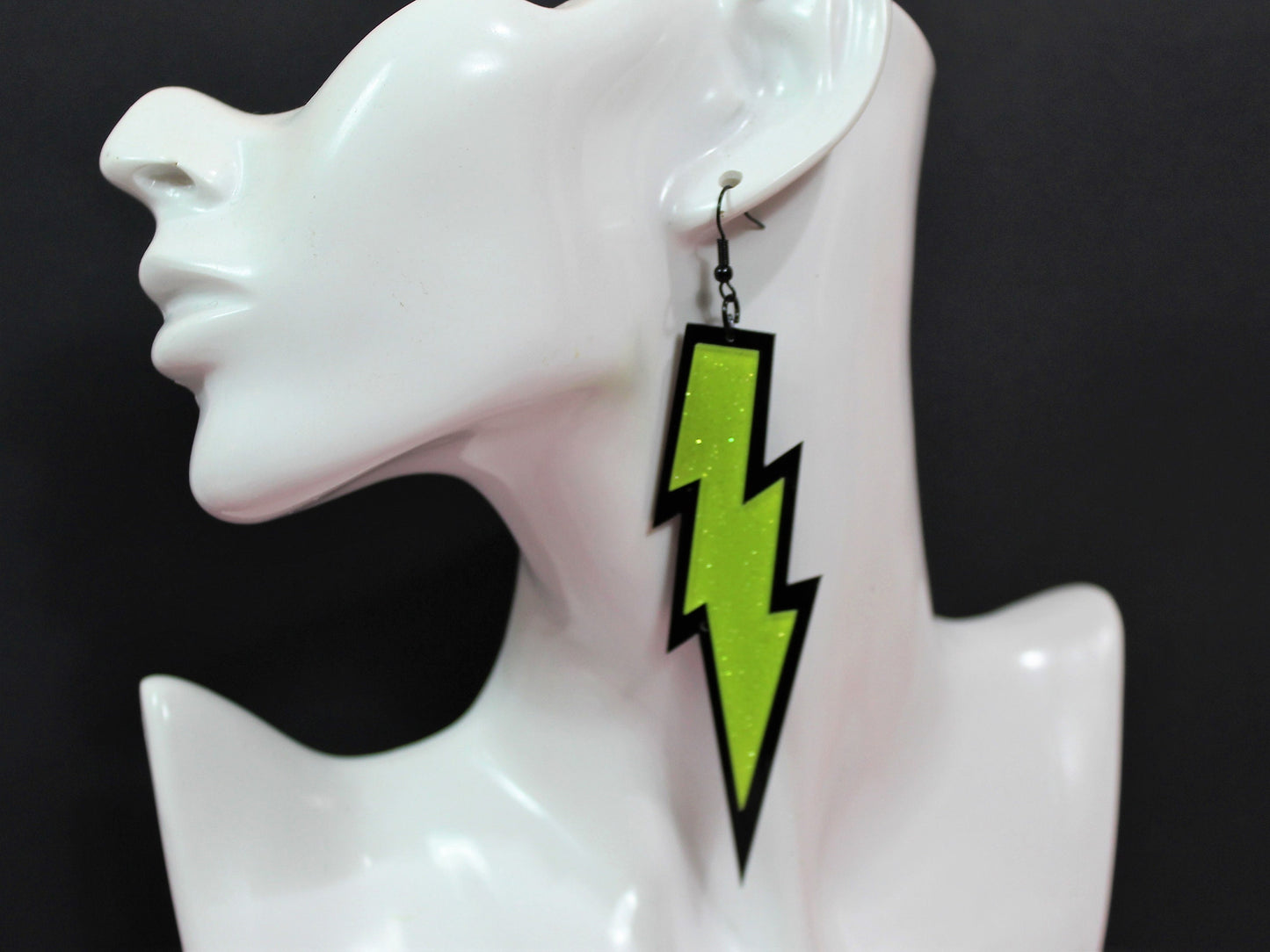 Lighting Bolt Earrings, Thunder Bolt Earrings, Large Lightning Bolt Earrings, Festival Earrings, Festival Jewellery, Alternative Easter Gift