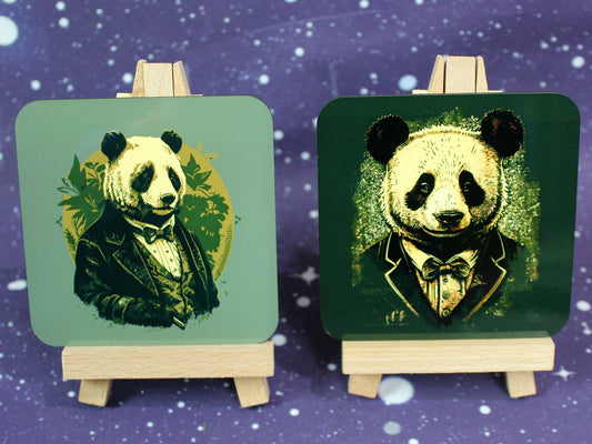 Panda Drinks Coaster