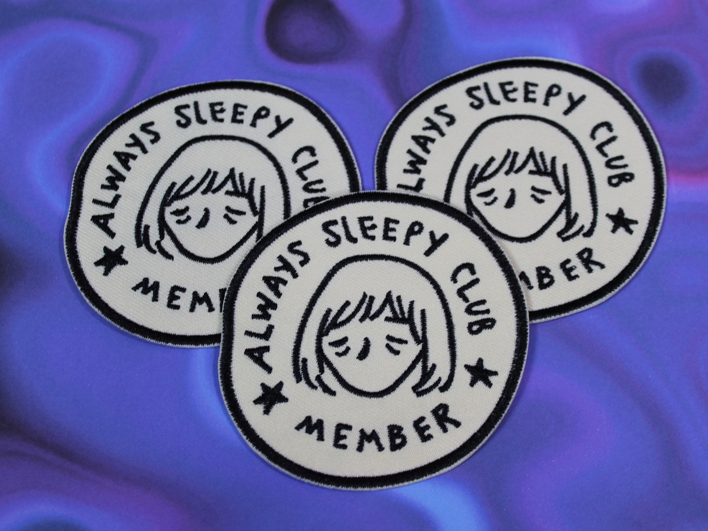 Always Sleepy Club Member Patch