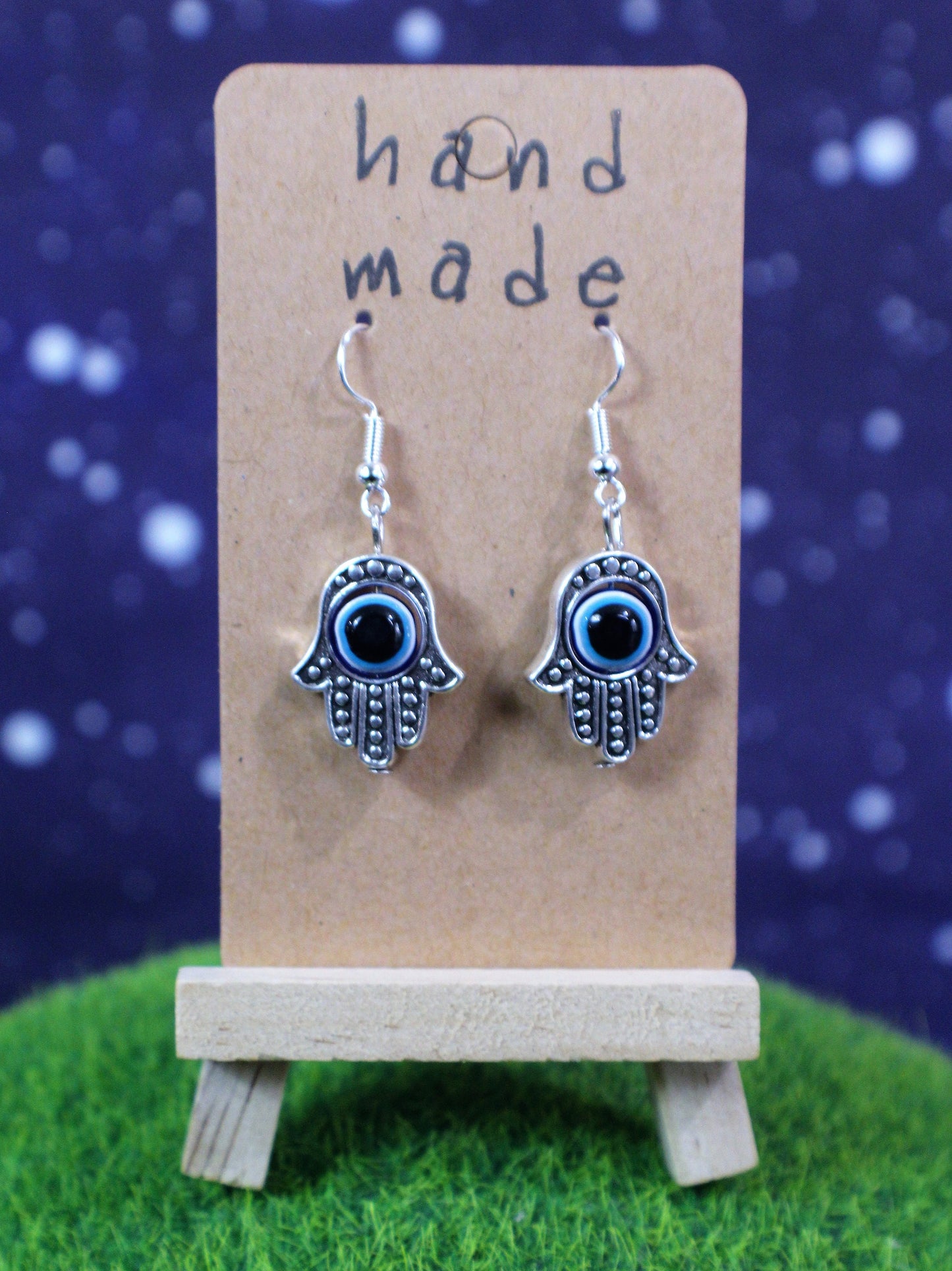 Hamsa Hand Earrings, New Age Earrings, Yoga Gift, Meditation Gift, Hand of Fatima Earrings, Anxiety Gift, Mystic Earrings, Easter Basket