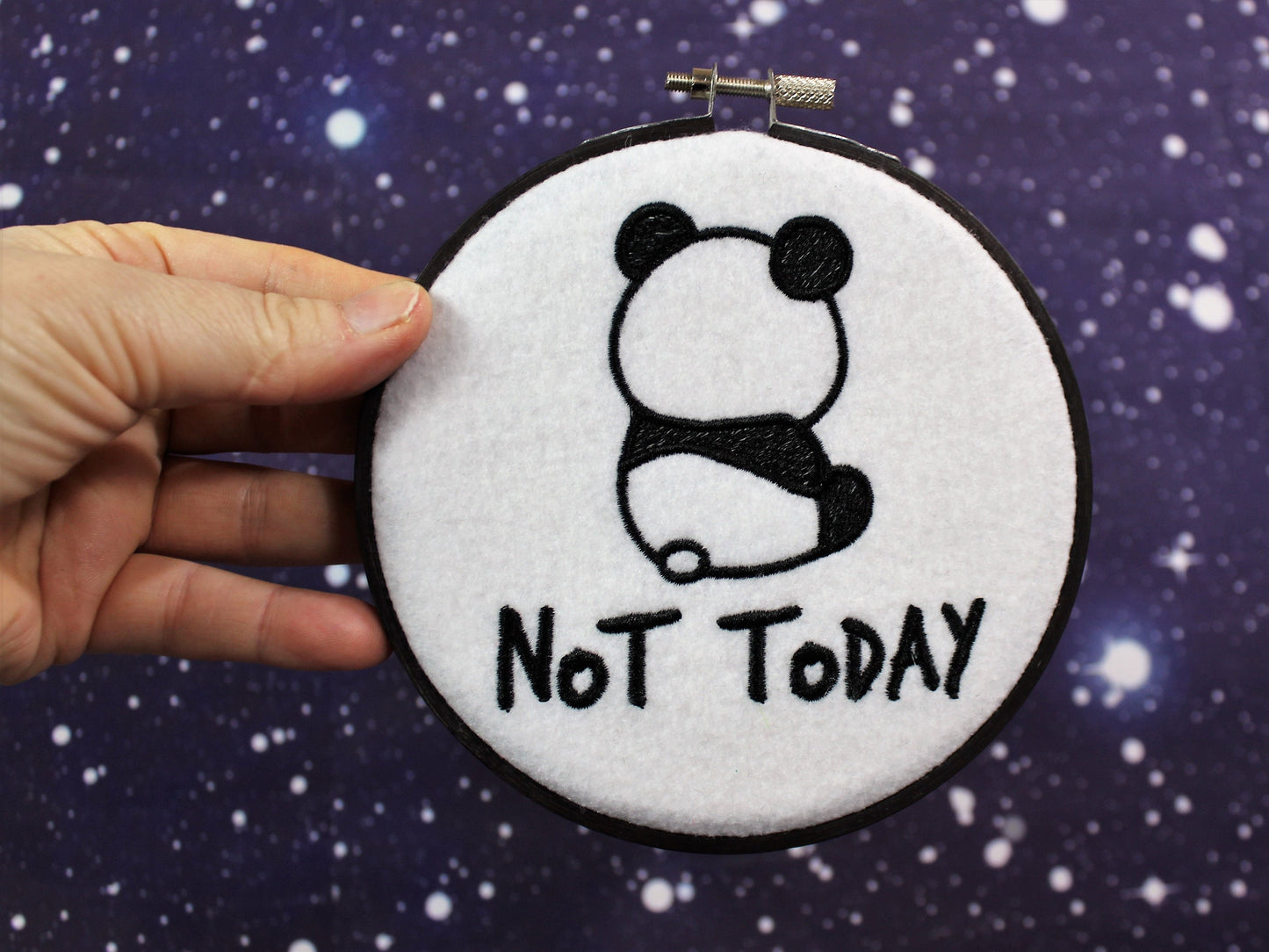 Not Today Panda, Panda Lovers Gift, Naughty Panda, Get Well Soon Panda, Lazy Pouting Panda, Mental Heath Awareness Gift, Panda Greeting Card