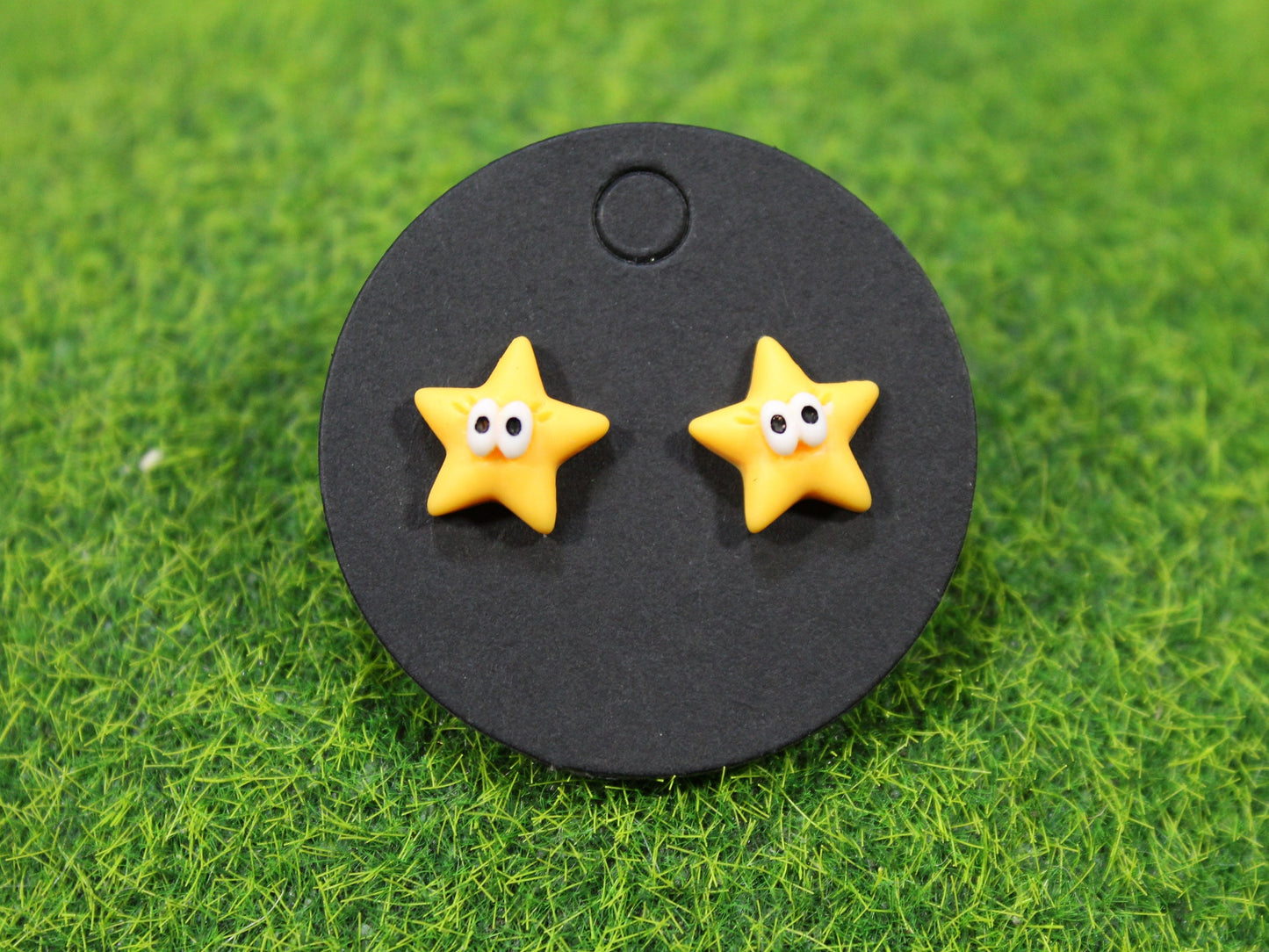 Star Earrings, Star Stud Earrings, Smiling Star Earrings, Kawaii Star Earrings, Celestial Earrings, Kids Earrings, Astronomers Gift