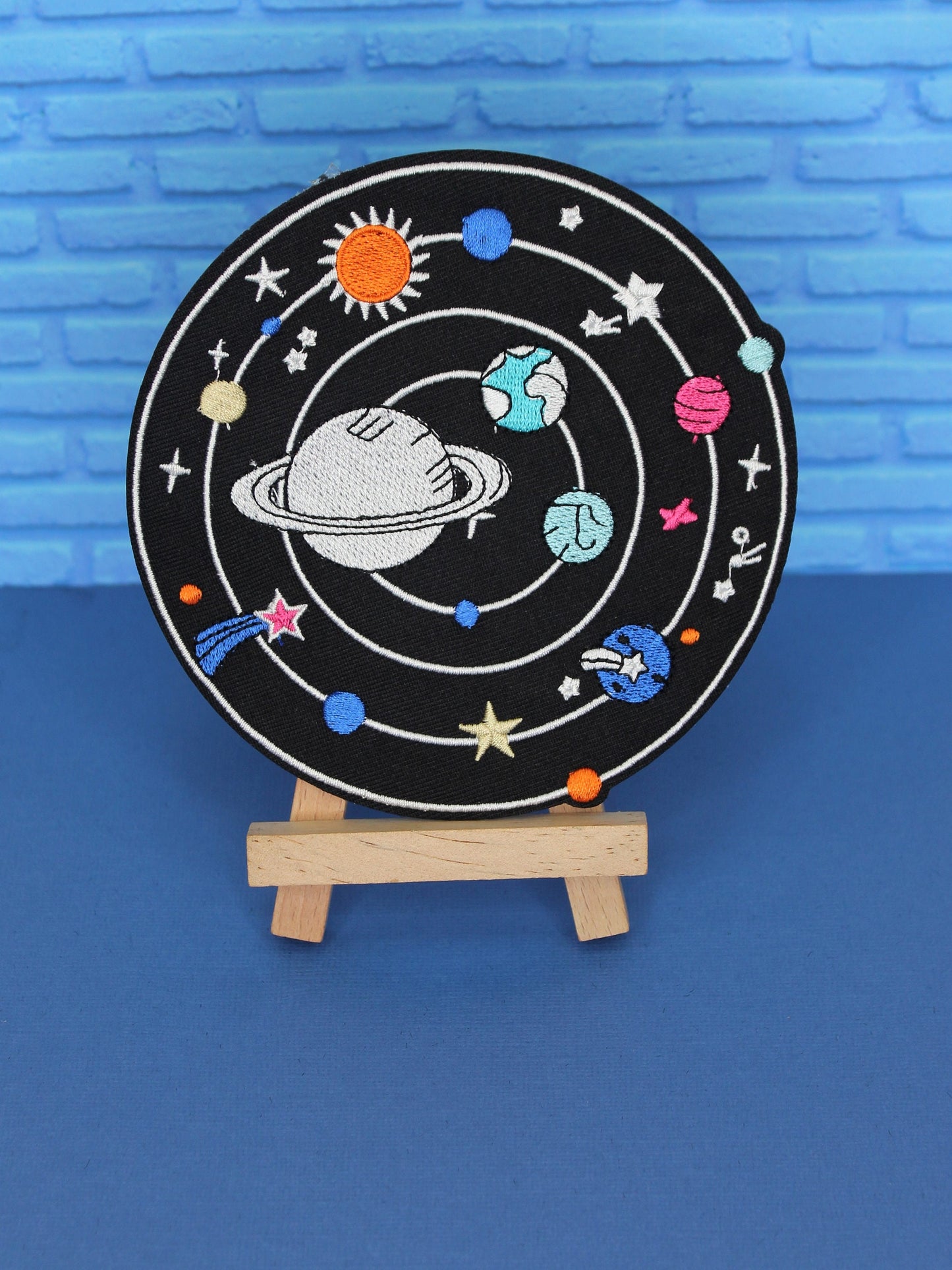 Solar System Patch, Patch for Boys,  Space Patch, Planets Patch, Large Space Patch, Applique Embroidered Sew or Iron On Patch, Nasa Patch