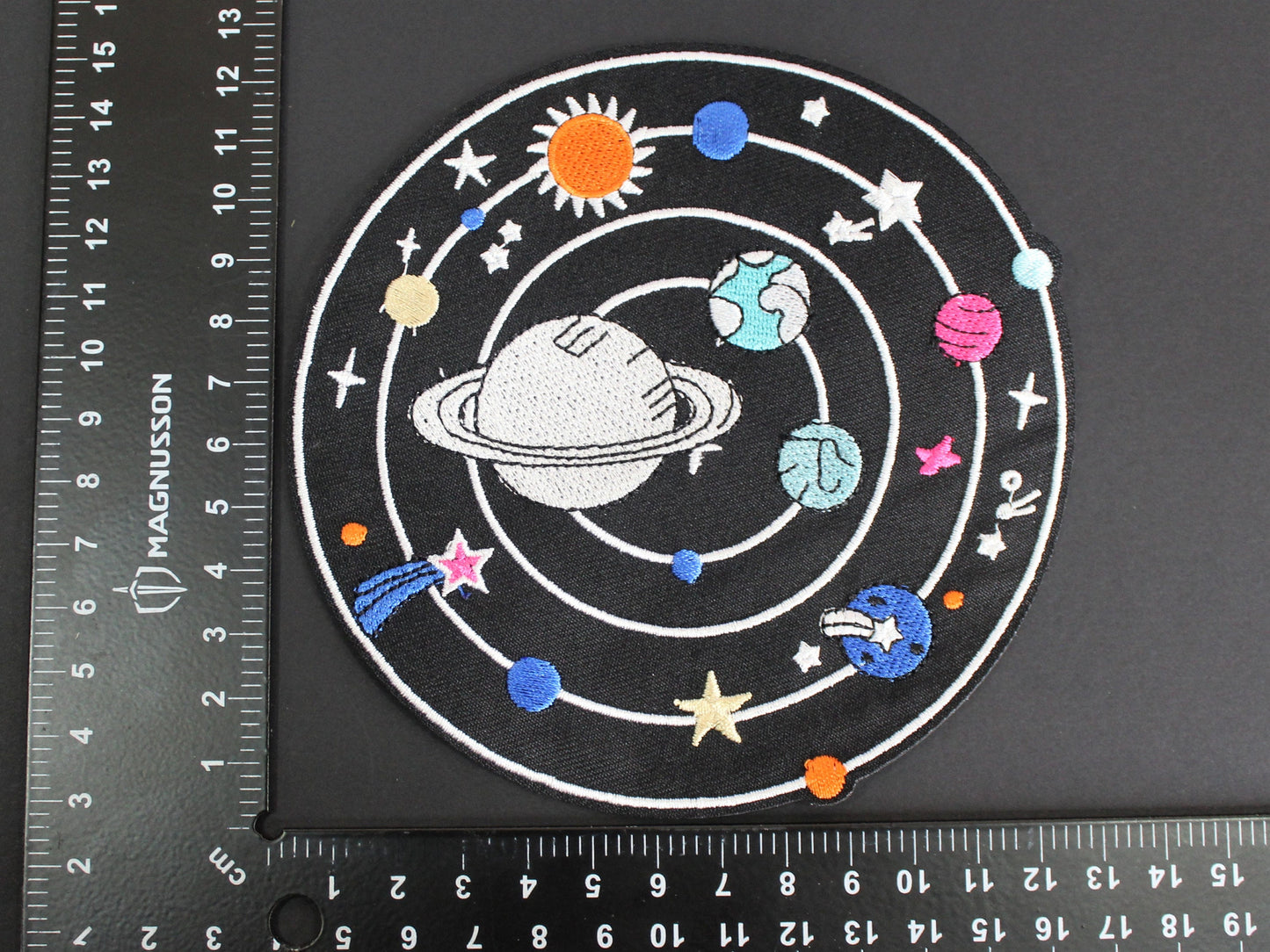 Solar System Patch, Patch for Boys,  Space Patch, Planets Patch, Large Space Patch, Applique Embroidered Sew or Iron On Patch, Nasa Patch