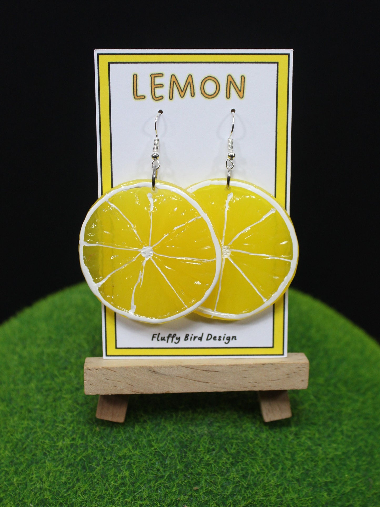 Large fruit slices, Lemon Slice, Kiwi Slice, Lime Slice, Orange Slice, Large Fruit Earrings, Holiday Accessories, Summer Earrings,