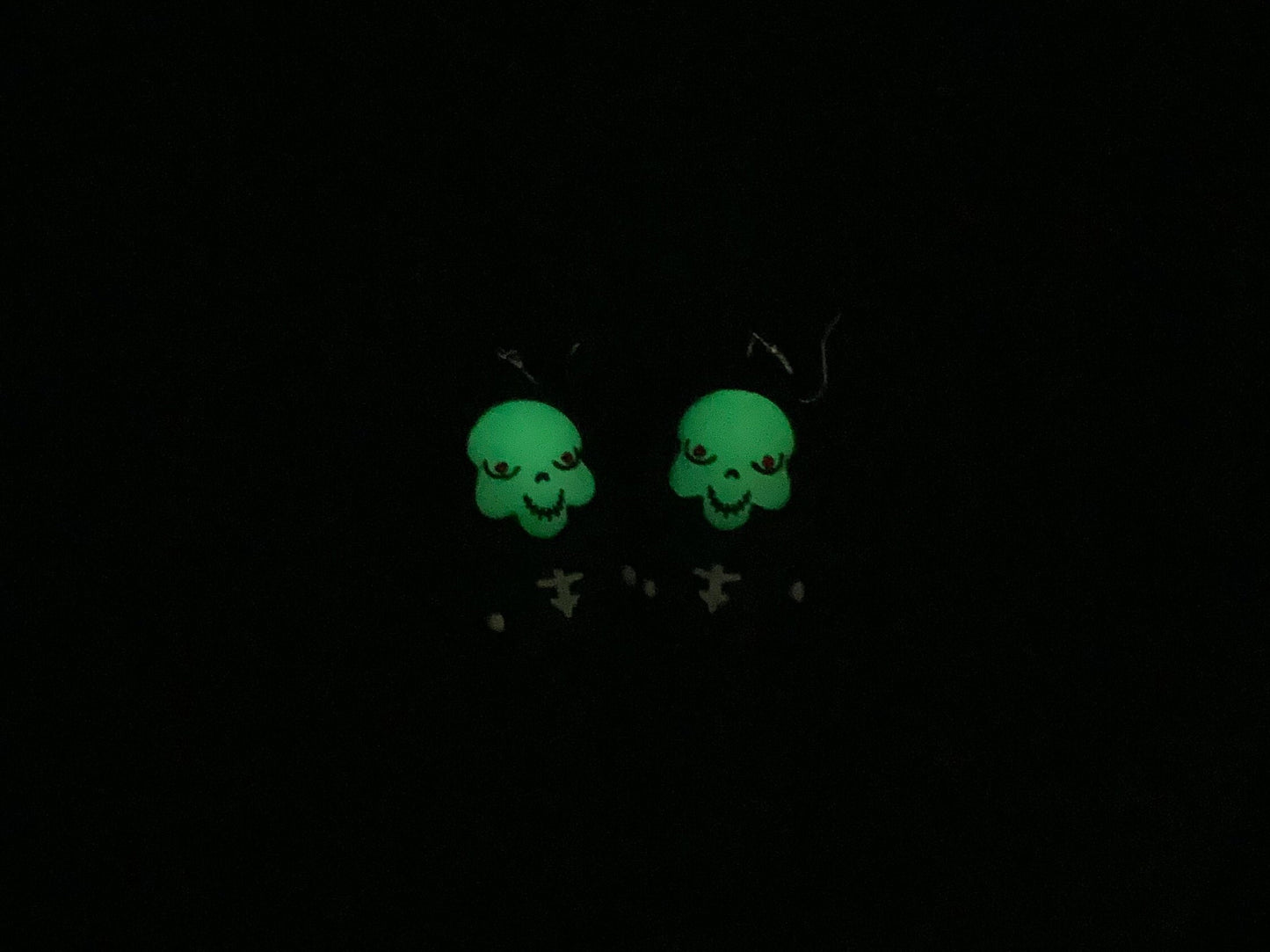 Grim Reaper Earrings, Glow in the Dark Grim Reaper Earrings, Reaper Jewellery, Gothic Earrings, Death Earrings, Punk Earrings