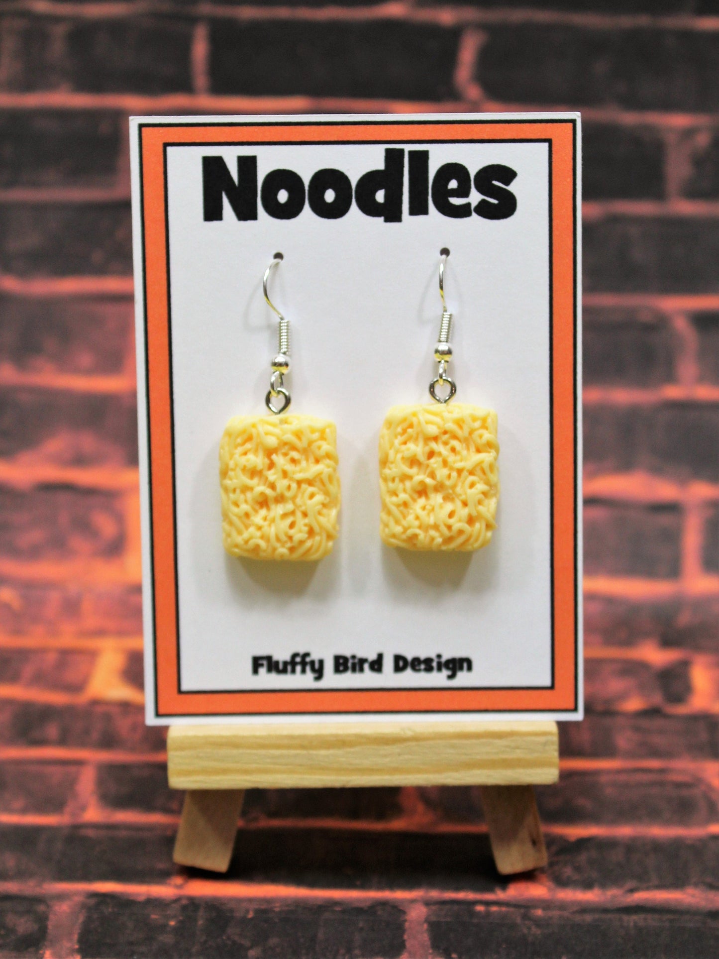 Noodle Earrings, Fun Food Jewellery, Novelty Earrings, Kawaii Food Earrings, Cute Earrings, Ramen Noodles, Supernoodles