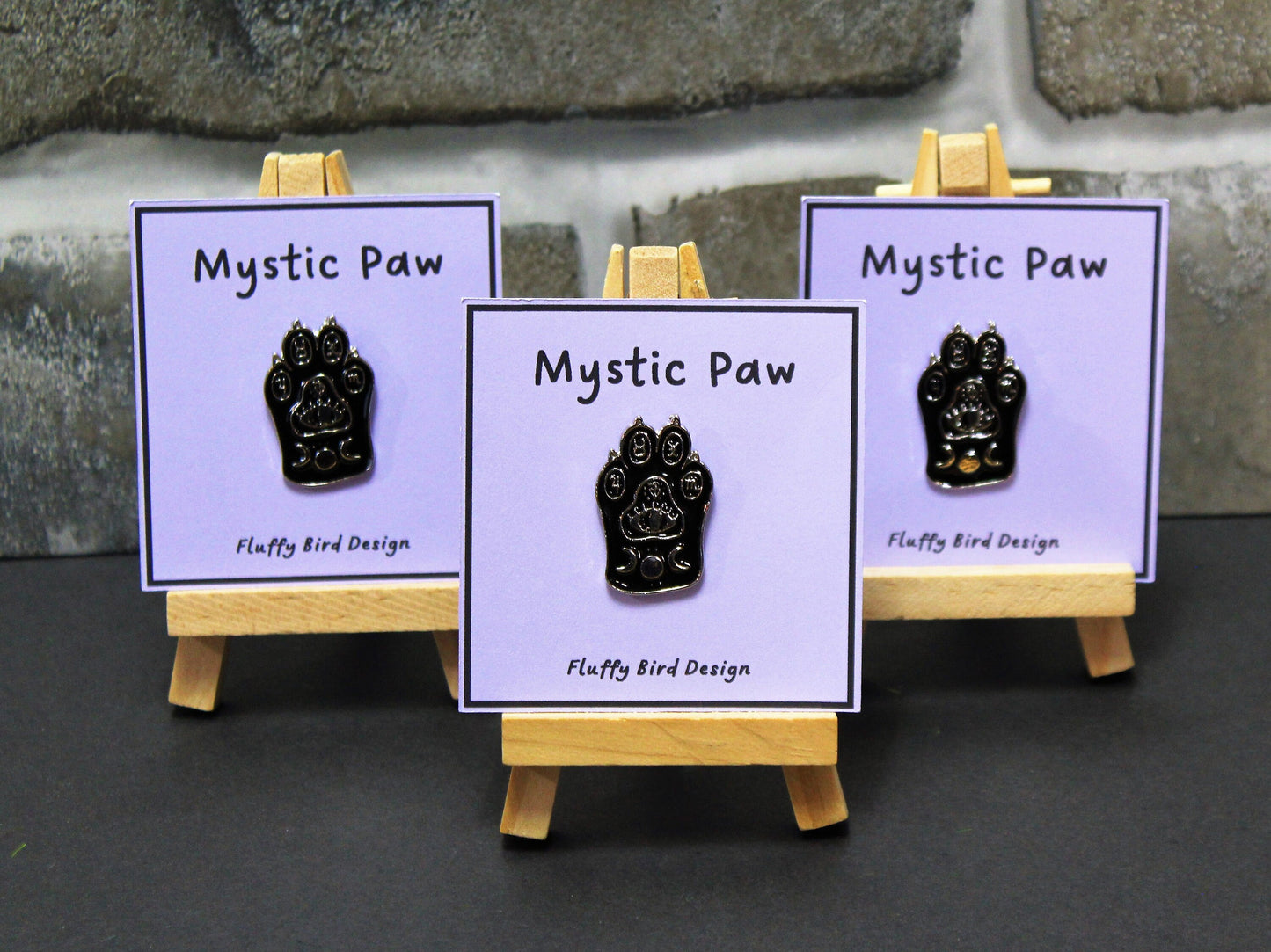 Black Cat Enamel Pin, Cat Paw, Constellation Cat Pin, Animal Pin Badge, Witch Pin, Animal Pin, Good Luck Gift, Mystic Pin