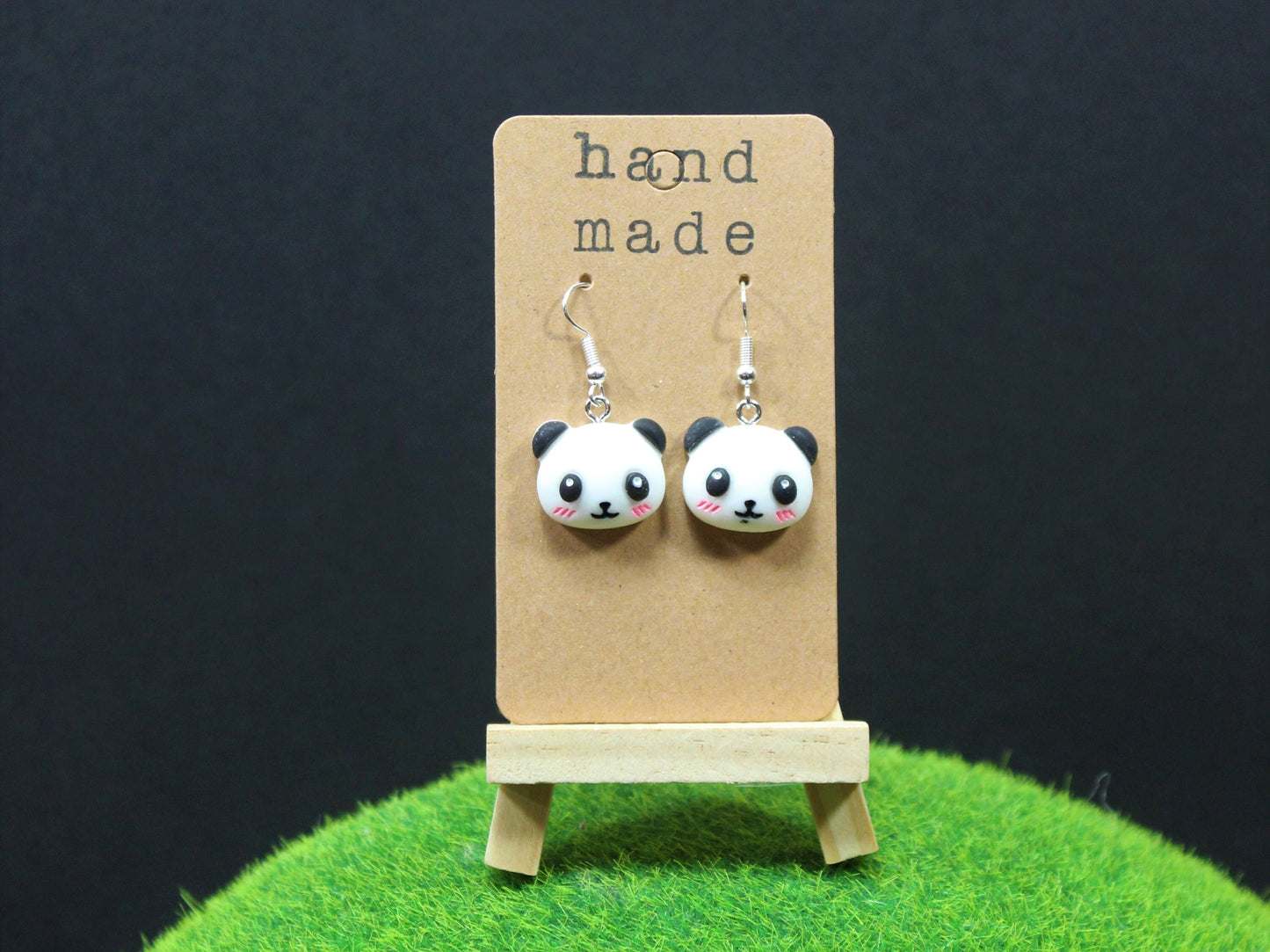 Panda Stud Earrings, Animal Lovers Gift,  WWE, Animal Jewellery, Birthday Gift, Panda Dangle Earrings, Kawaii Panda Earrings, Panda Lovers