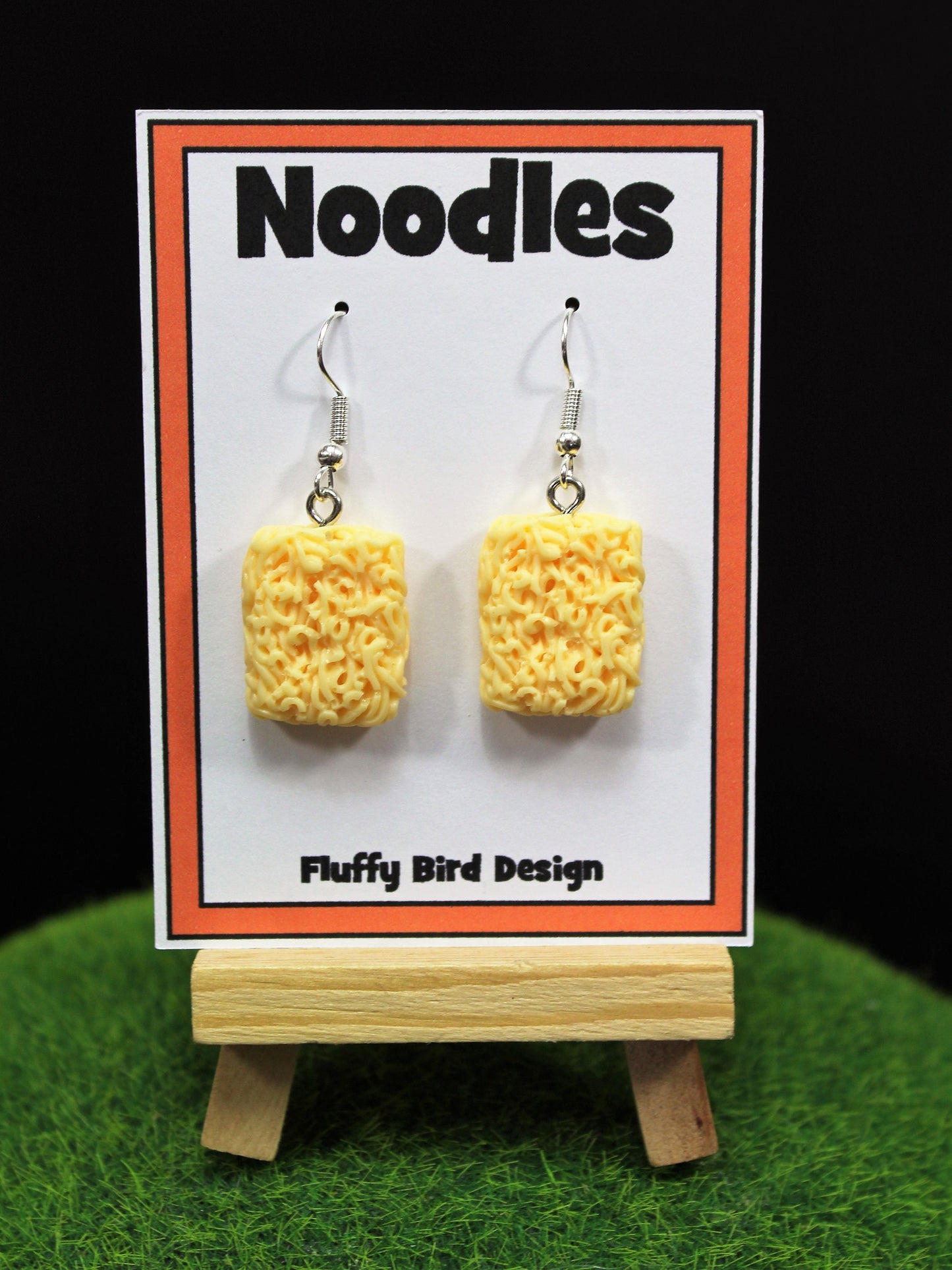 Noodle Earrings, Fun Food Jewellery, Novelty Earrings, Kawaii Food Earrings, Cute Earrings, Ramen Noodles, Supernoodles