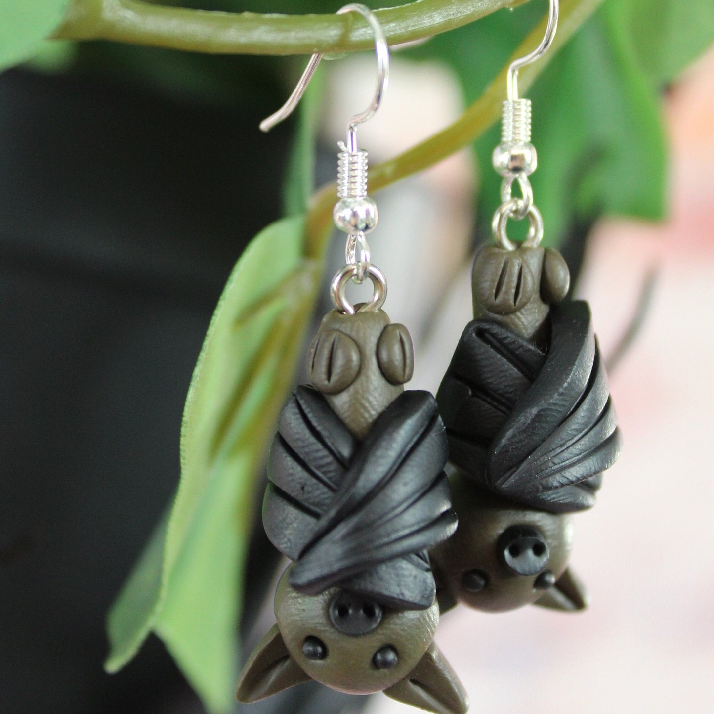 Bat Earrings - The Perfect Bat Accessory, Goth Earrings, Quirky Vampire Bat Earrings, Pet Lovers Gift, Count Dracula, Upside Down Bats