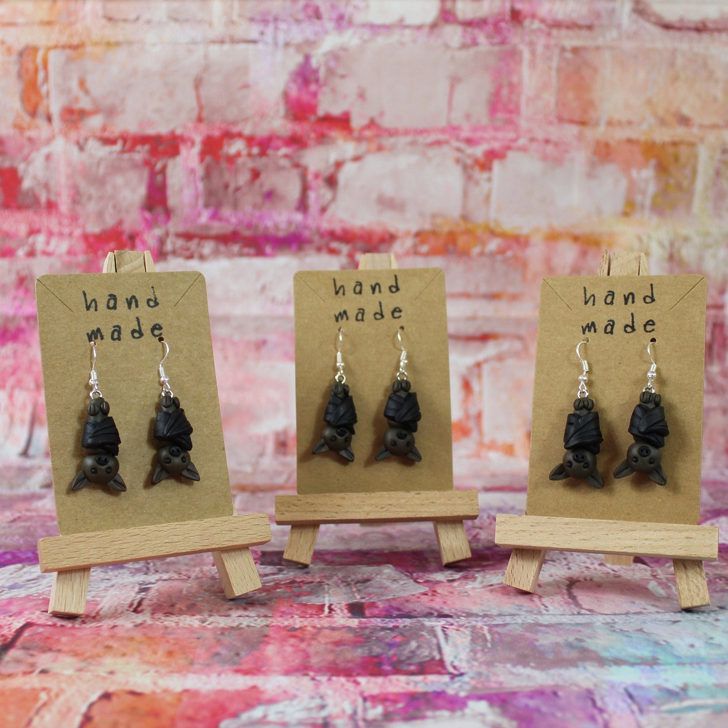 Bat Earrings - The Perfect Bat Accessory, Goth Earrings, Quirky Vampire Bat Earrings, Pet Lovers Gift, Count Dracula, Upside Down Bats