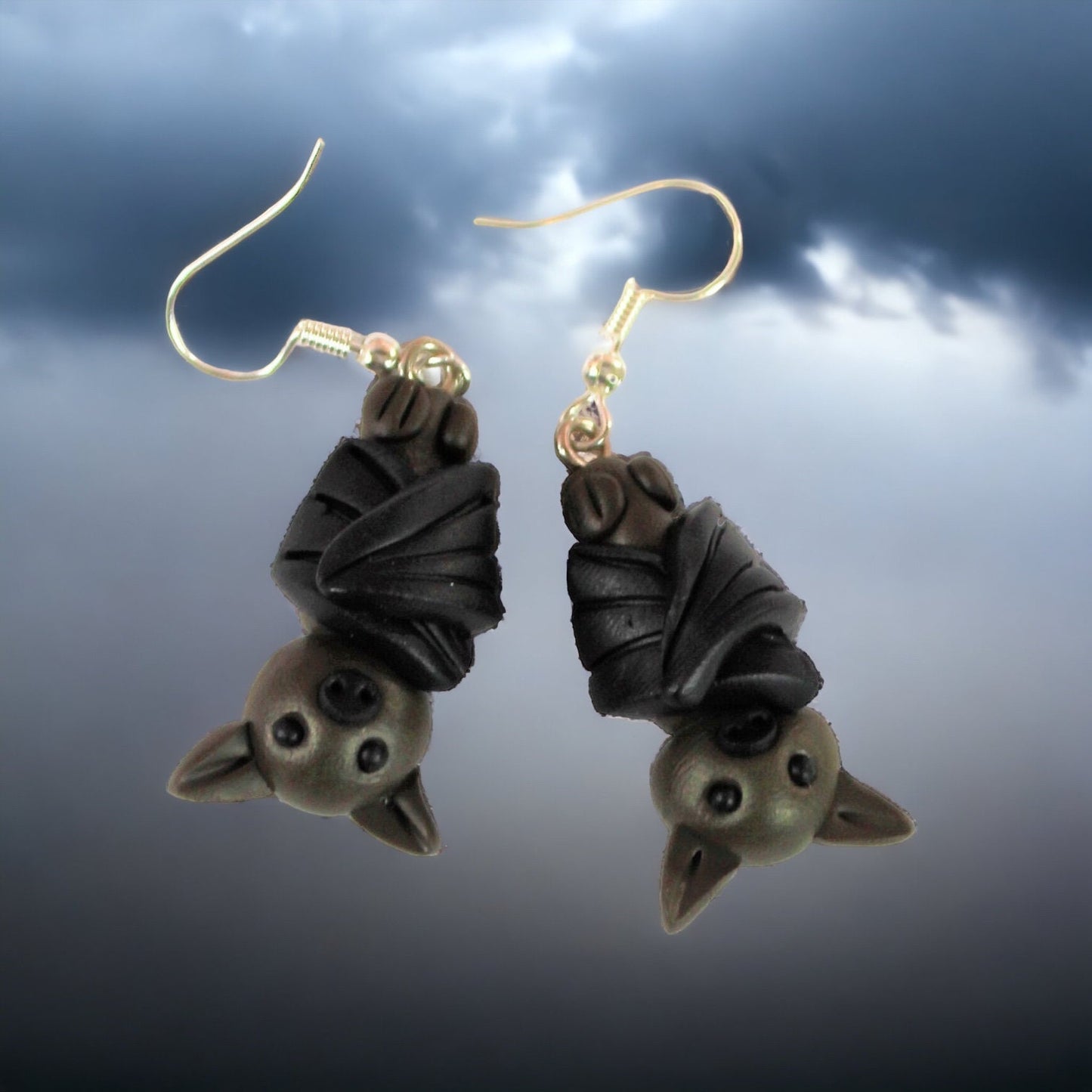 Bat Earrings - The Perfect Bat Accessory, Goth Earrings, Quirky Vampire Bat Earrings, Pet Lovers Gift, Count Dracula, Upside Down Bats