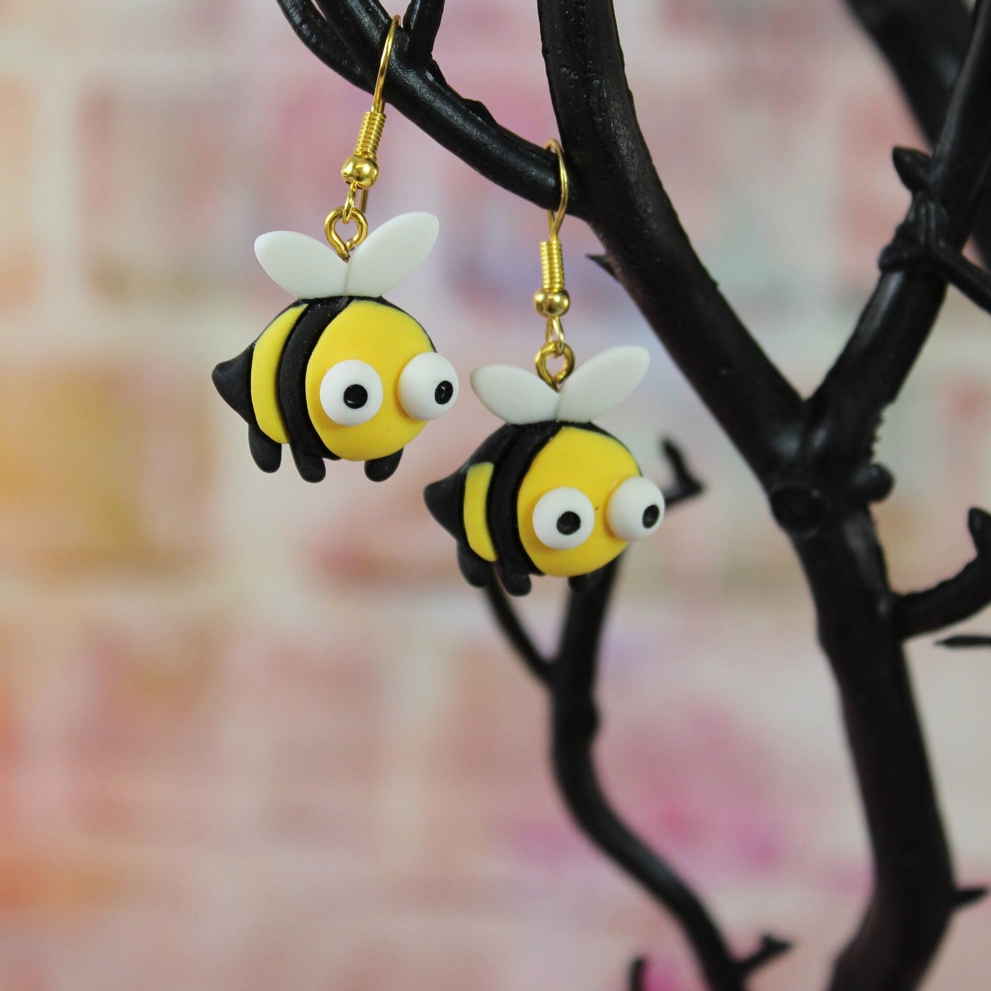 Bee Earrings, Kawaii Earrings, Bee Keeping Gift, Queen Bee , Honey Bees, Apiary Gift,  Summer Earrings, Bumble Bees, Gift for Her, Bee Hive