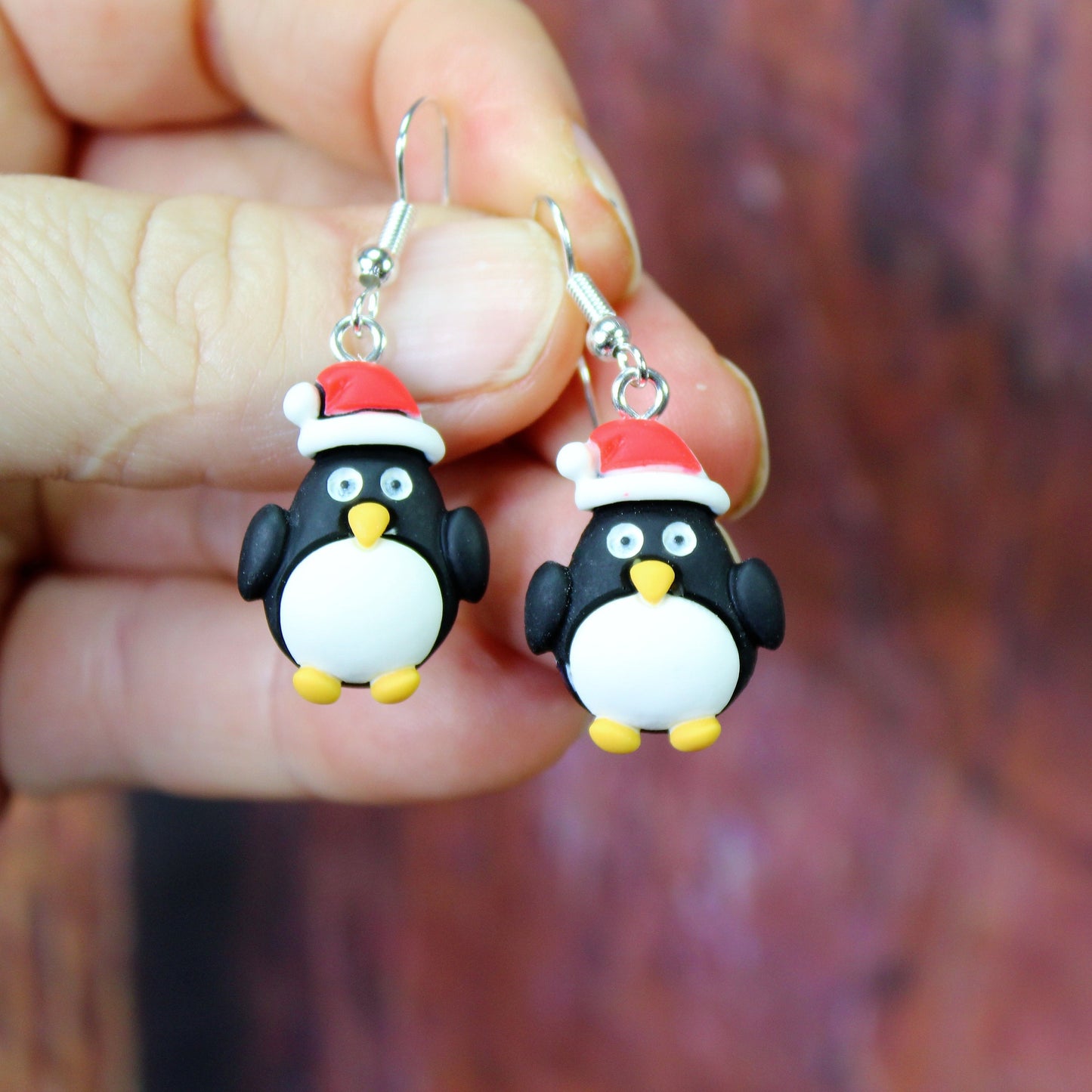 Christmas Earrings, Penguin Earrings, Gingerbread Man Earrings, Reindeer Earrings, Festive Jewellery, Christmas Earring Set, Xmas