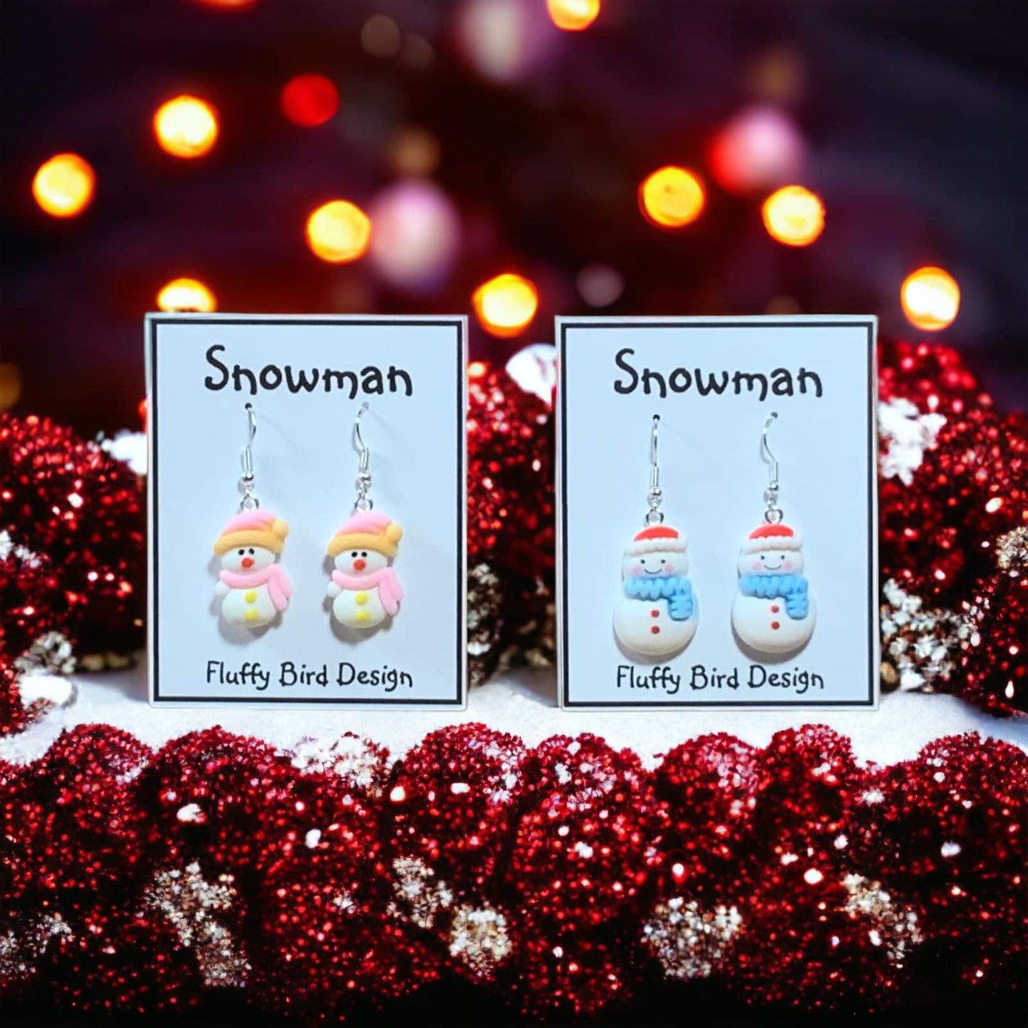 Snowman Earrings, Christmas Earrings, Christmas Jewellery, Holiday Earrings, Snowman Stud Earrings, Snowman Christmas Earrings, Xmas Gift