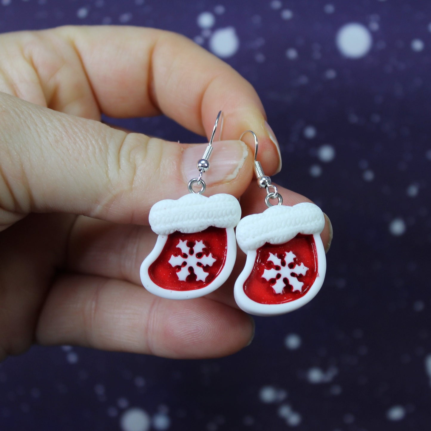 Christmas Earrings, Holly Earrings, Gingerbread Man Earrings, Christmas Stockings, Festive Jewellery, Christmas Earring Set, Xmas