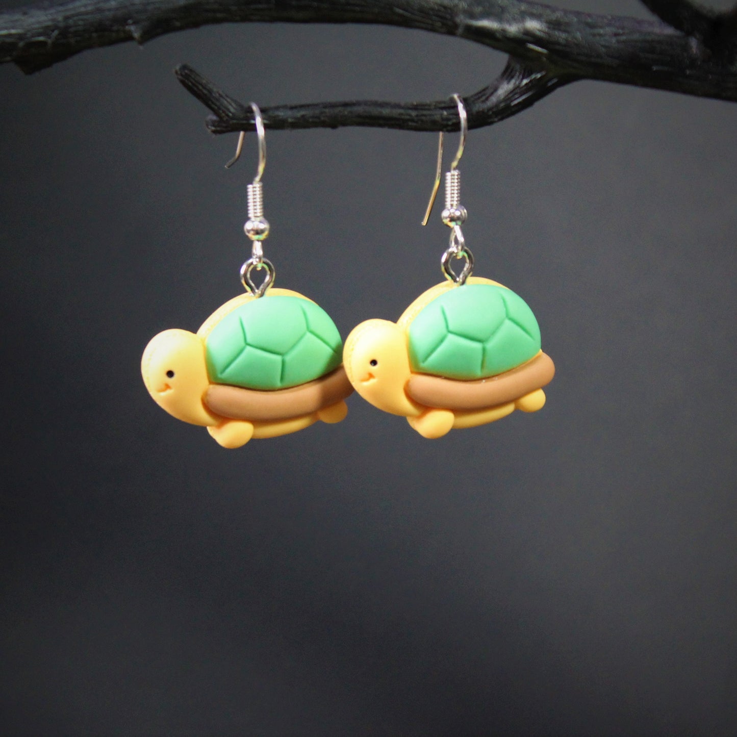 Turtle Earrings, Tortoise Earrings, Animal Earrings, Nature Inspired, Unique Gift, Snapping Turtle, Loggerhead Turtle