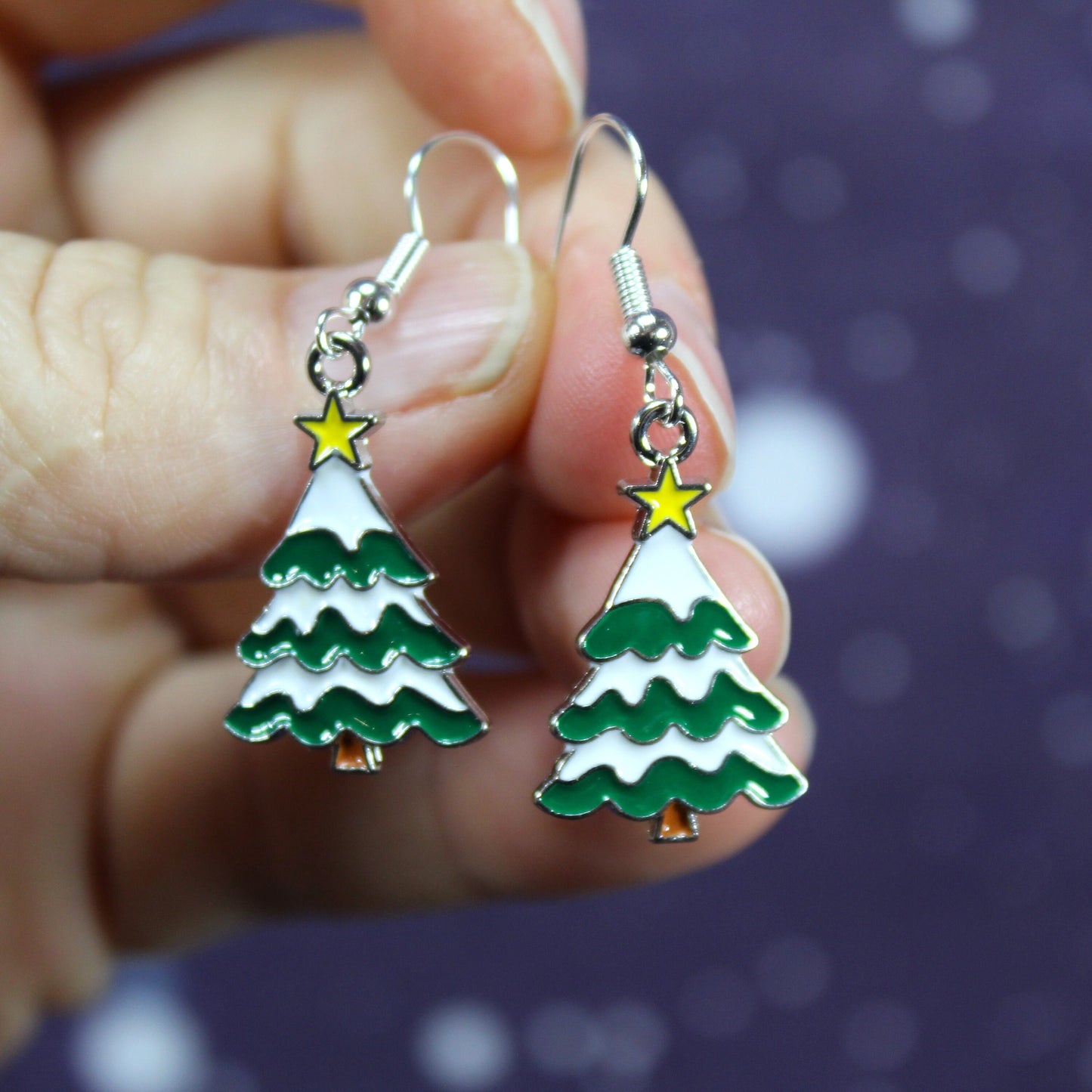 Christmas Jumper Earrings, Christmas Tree Earrings, Ugly Jumper, Christmas Jumper Day, Ugly Sweater Dangle Earrings, Xmas Tree Earrings