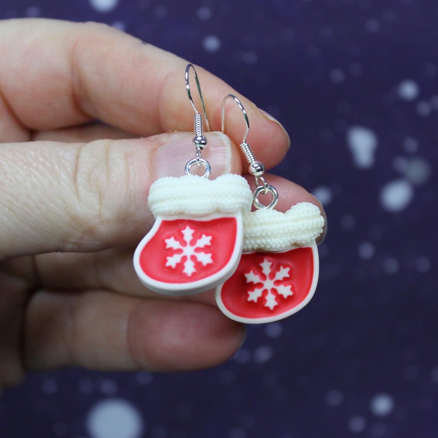 Father Christmas Earrings, Santa Earrings, Christmas Stocking Earrings, Reindeer Christmas Present Earrings, Christmas Party